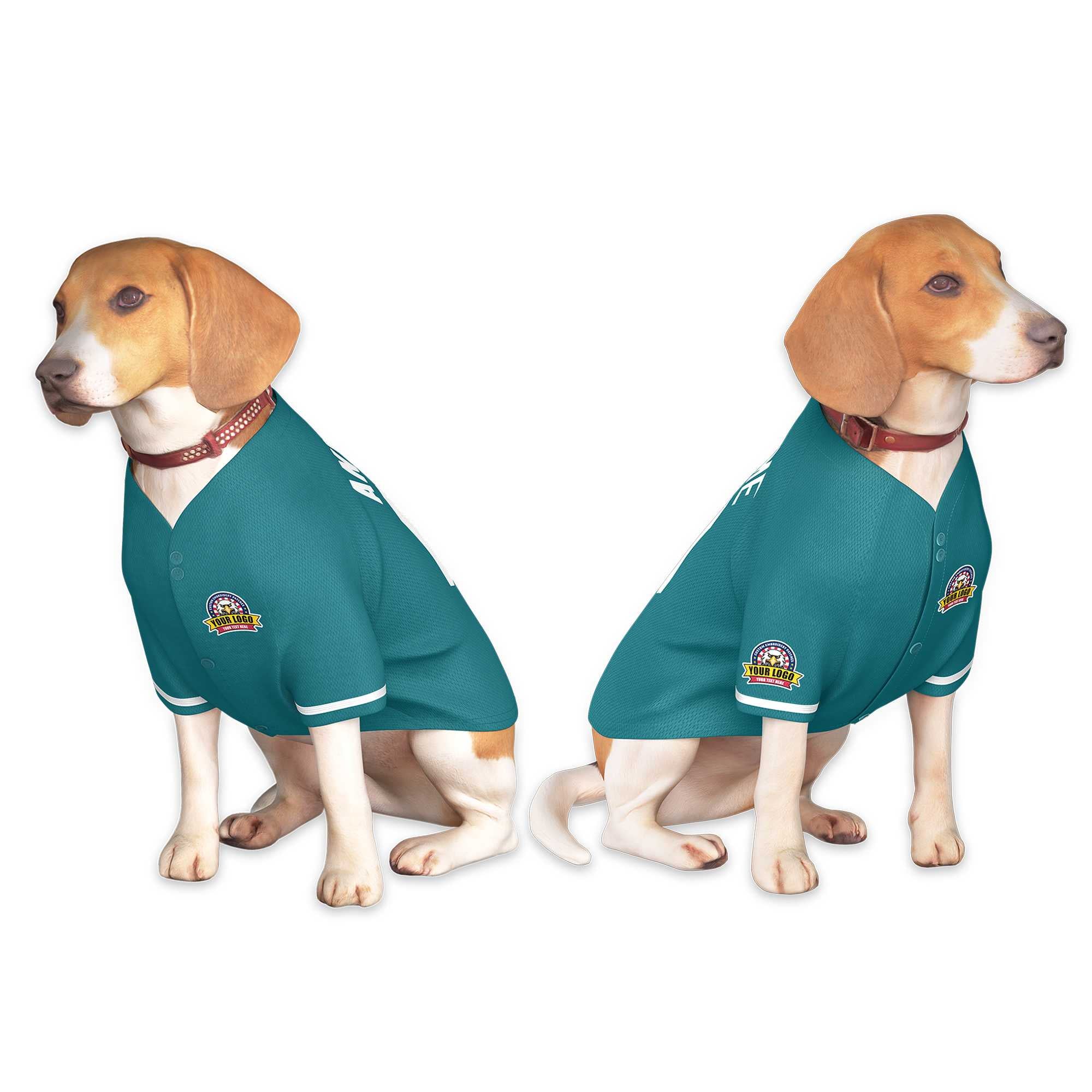 Custom Black Kelly Green Classic Style Dog Jersey |KXKSHOP