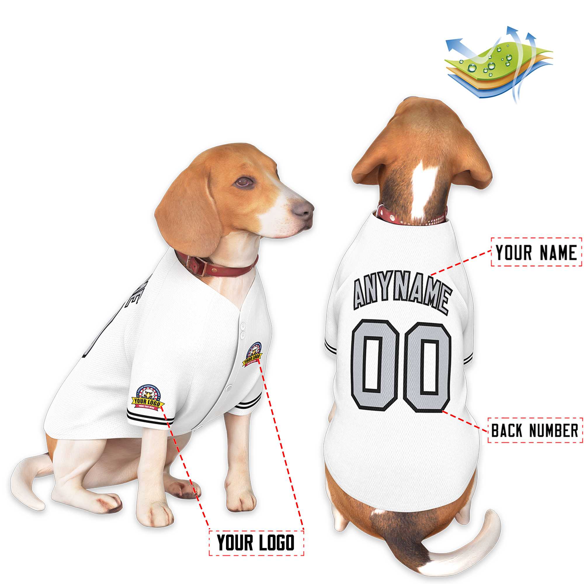 Custom Black Kelly Green Classic Style Dog Jersey |KXKSHOP