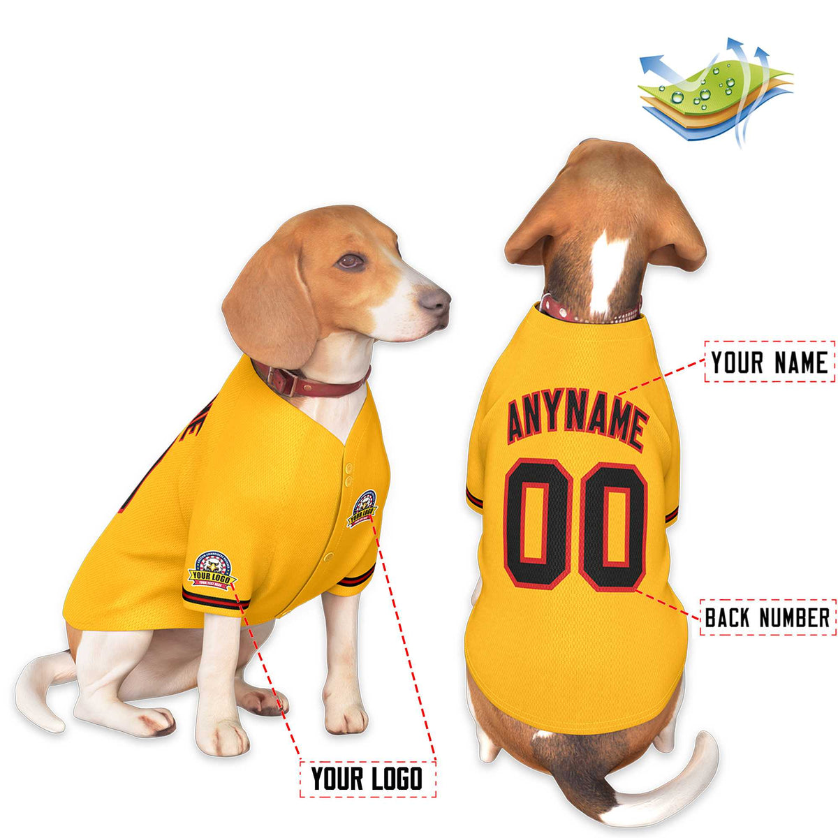 Custom Black Kelly Green Classic Style Dog Jersey |KXKSHOP