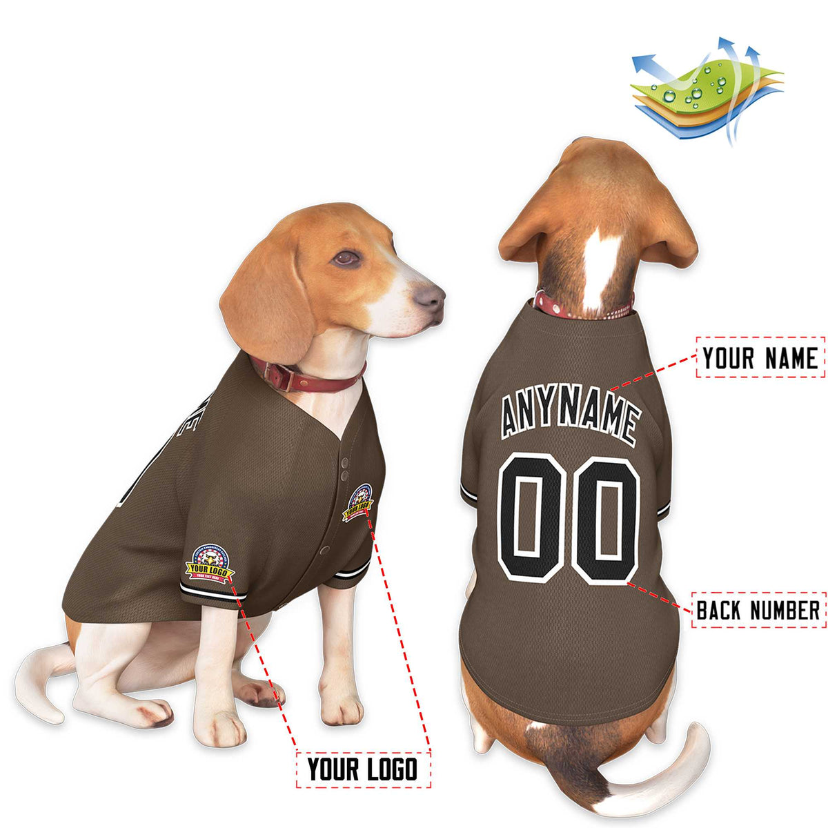 Custom Black Kelly Green Classic Style Dog Jersey |KXKSHOP