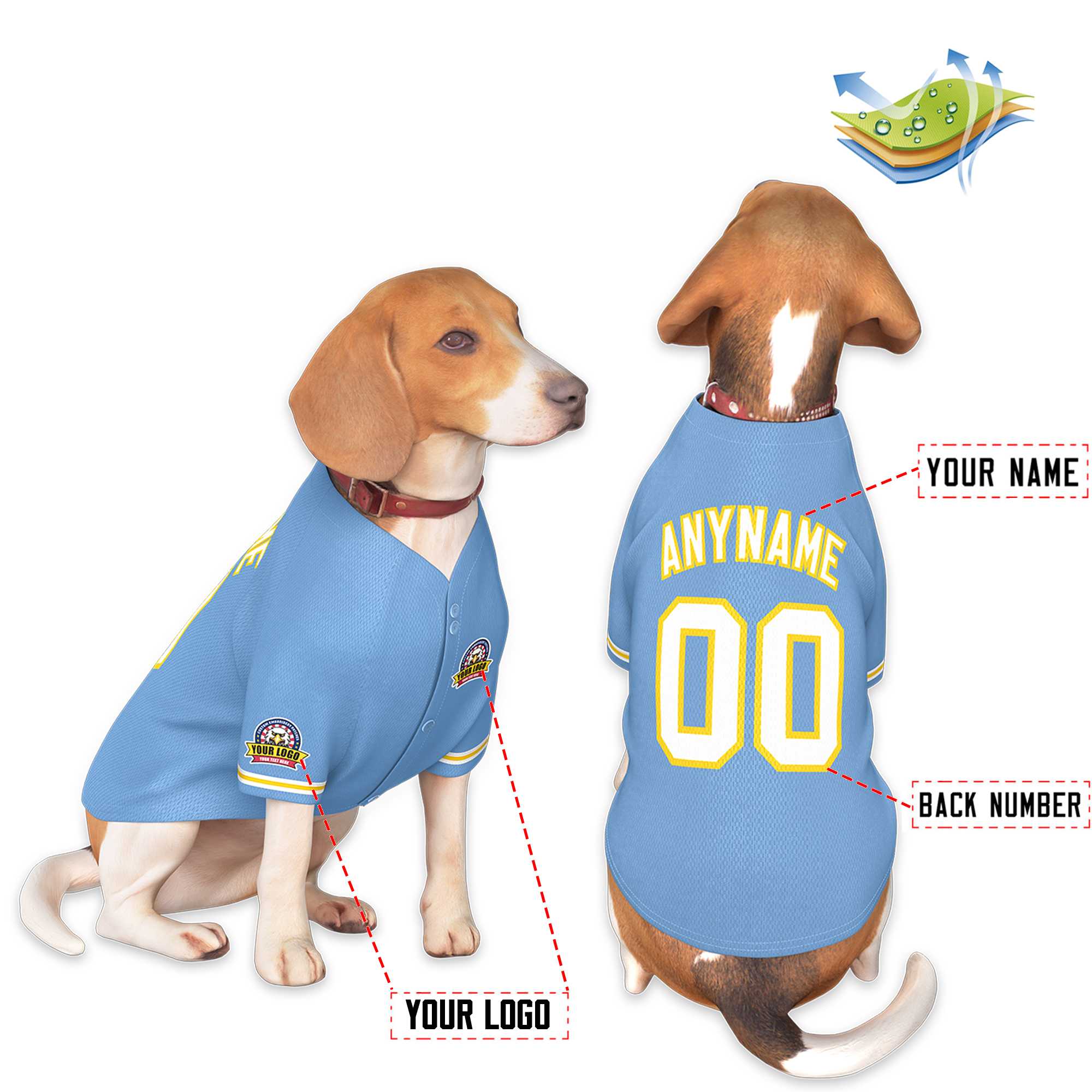 Custom Black Kelly Green Classic Style Dog Jersey |KXKSHOP