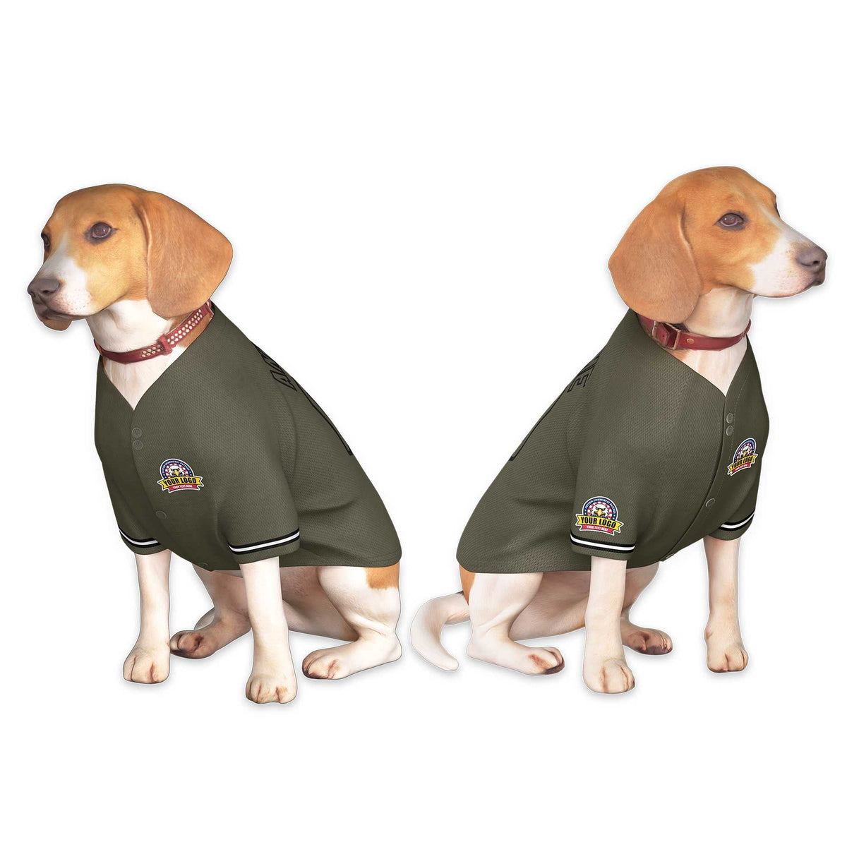 Custom Black Kelly Green Classic Style Dog Jersey |KXKSHOP