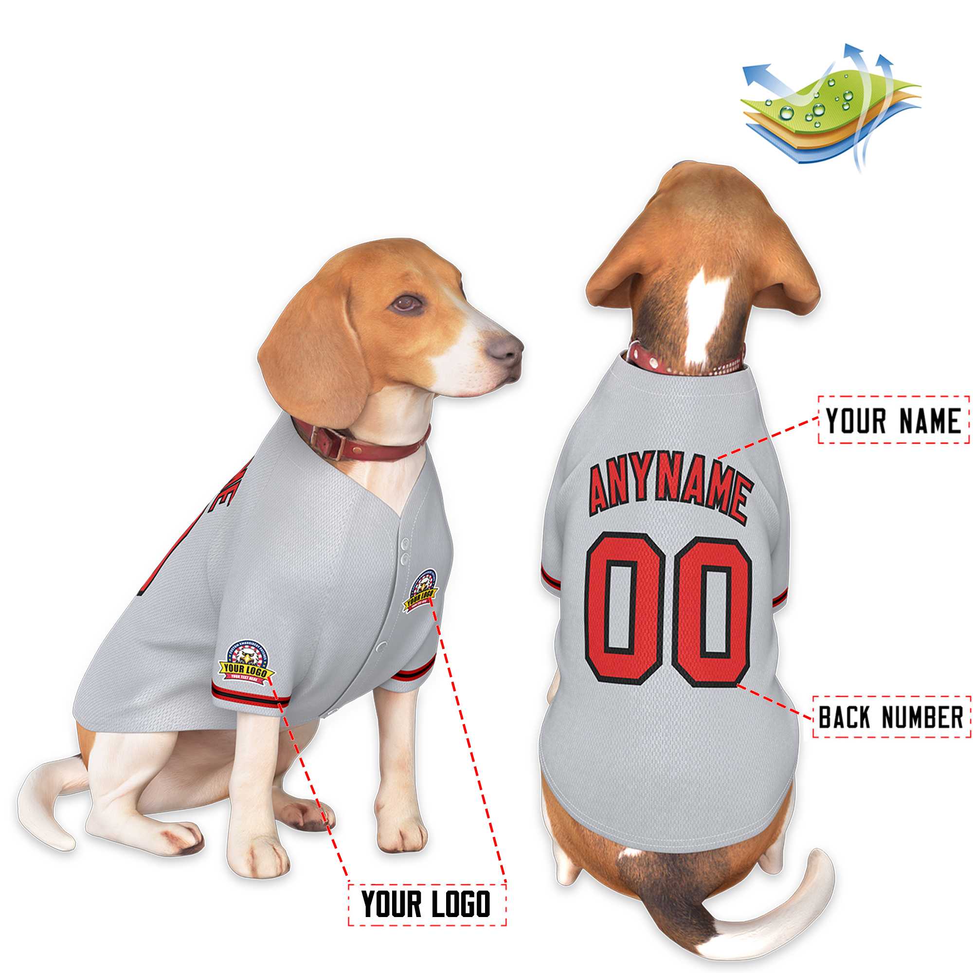 Custom Black Kelly Green Classic Style Dog Jersey |KXKSHOP