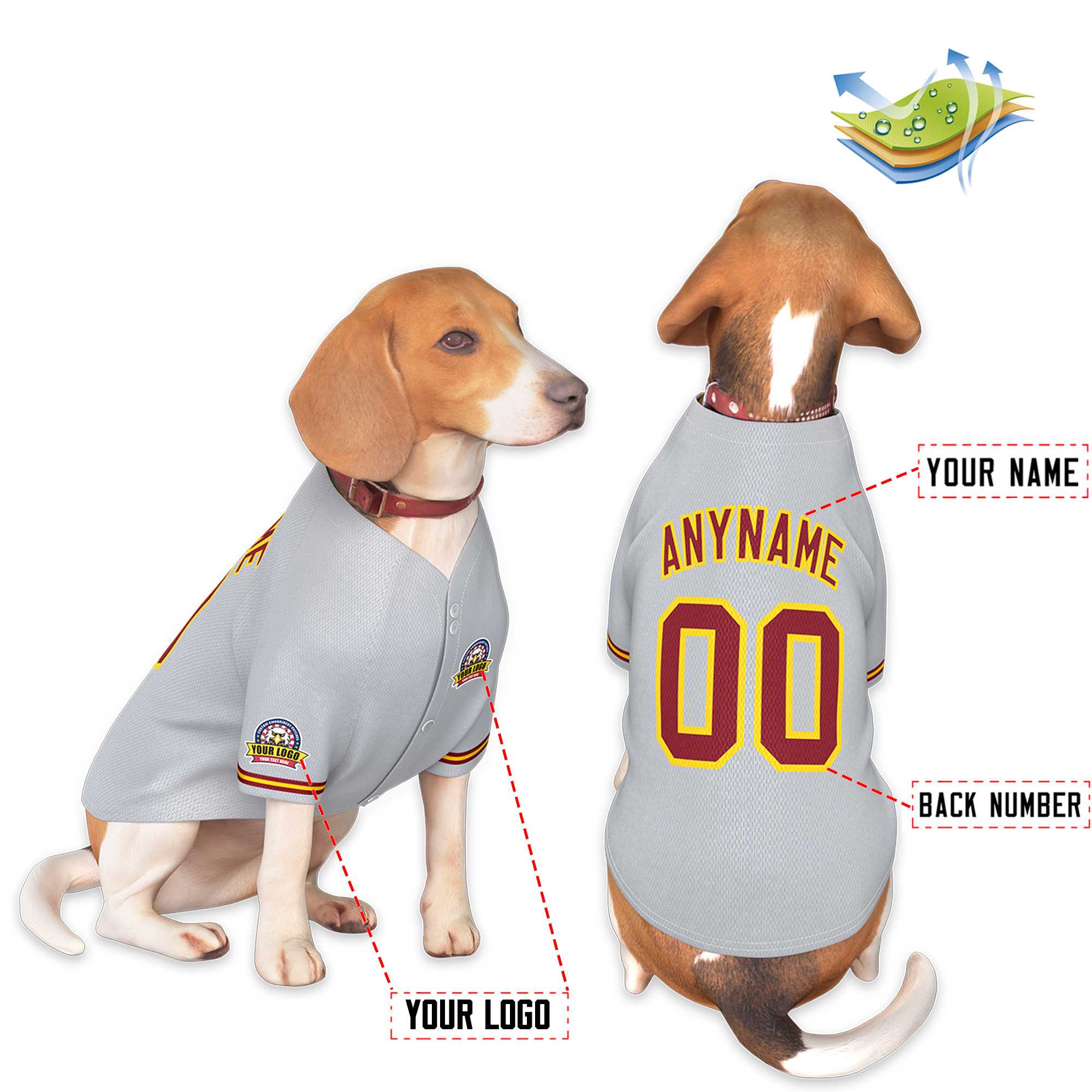Custom Black Kelly Green Classic Style Dog Jersey |KXKSHOP