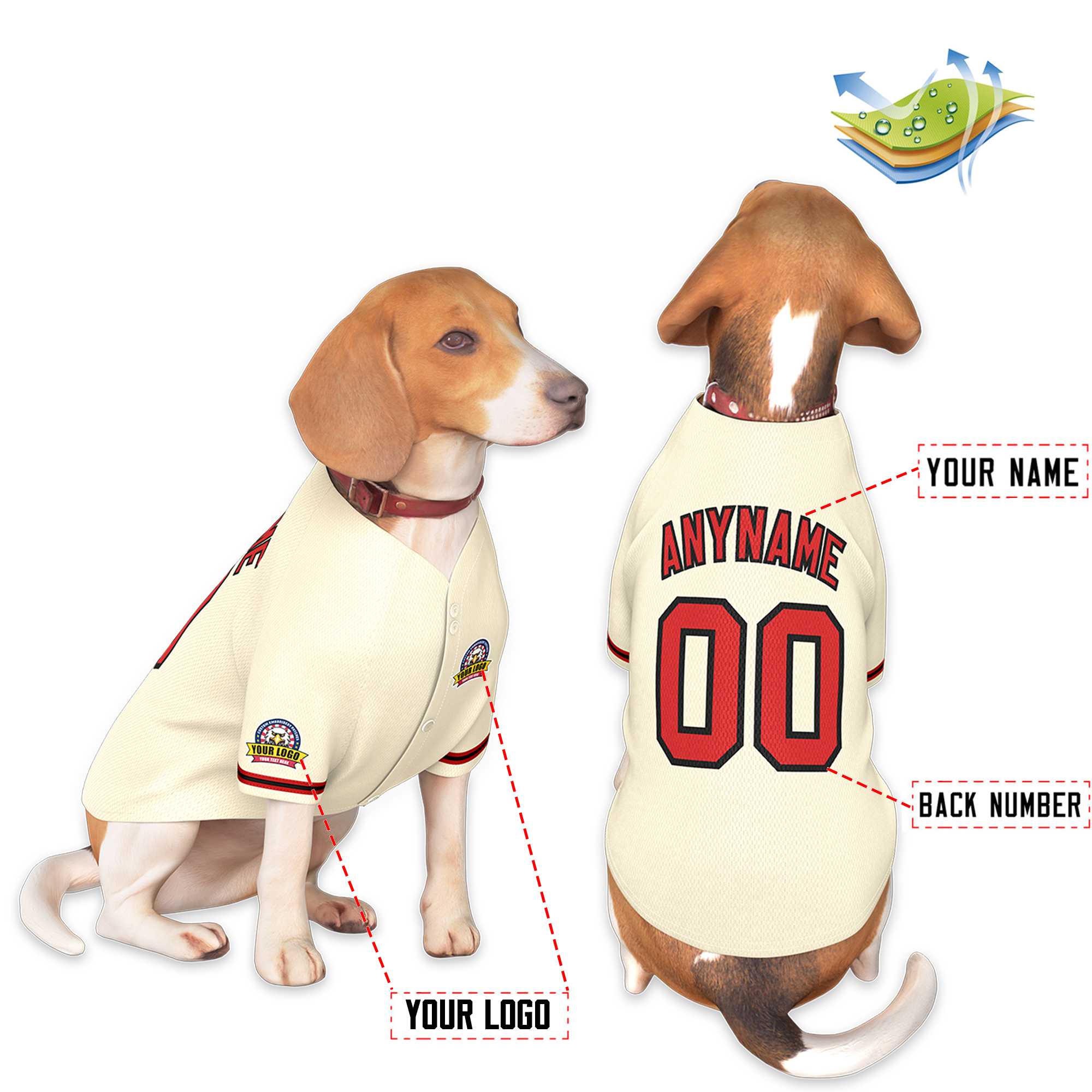 Custom Black Kelly Green Classic Style Dog Jersey |KXKSHOP
