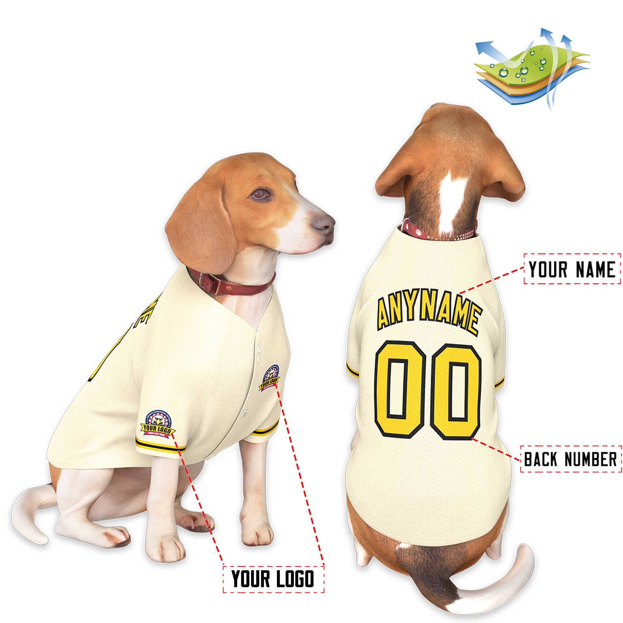 Custom Black Kelly Green Classic Style Dog Jersey |KXKSHOP