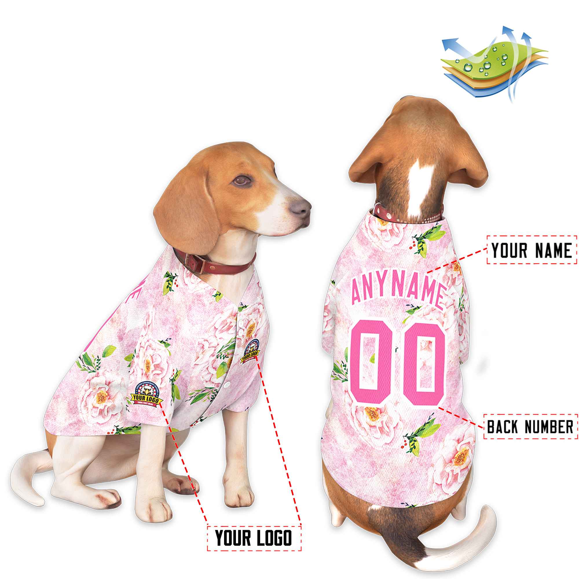Custom Black Kelly Green Classic Style Dog Jersey |KXKSHOP