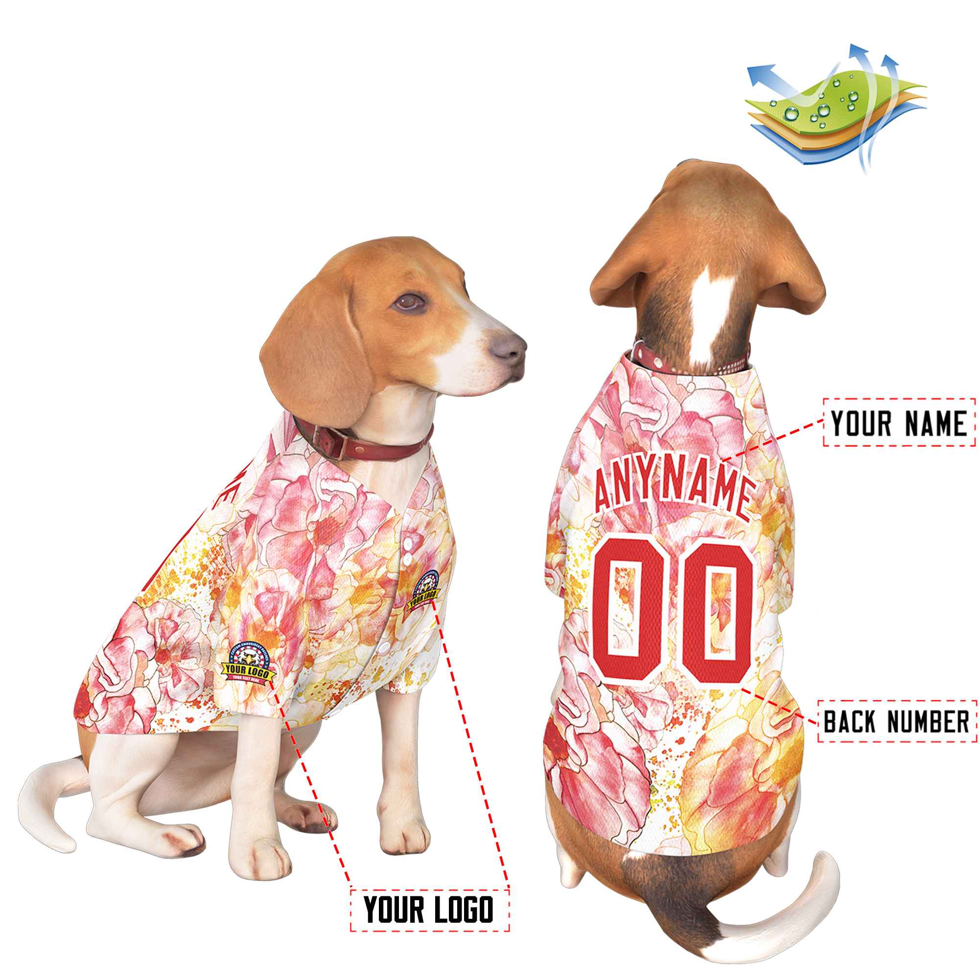 Custom Black Kelly Green Classic Style Dog Jersey |KXKSHOP