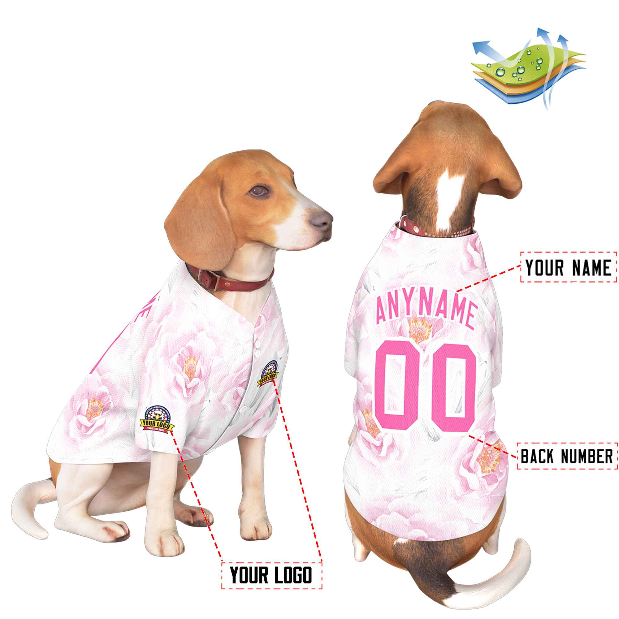 Custom Black Kelly Green Classic Style Dog Jersey |KXKSHOP