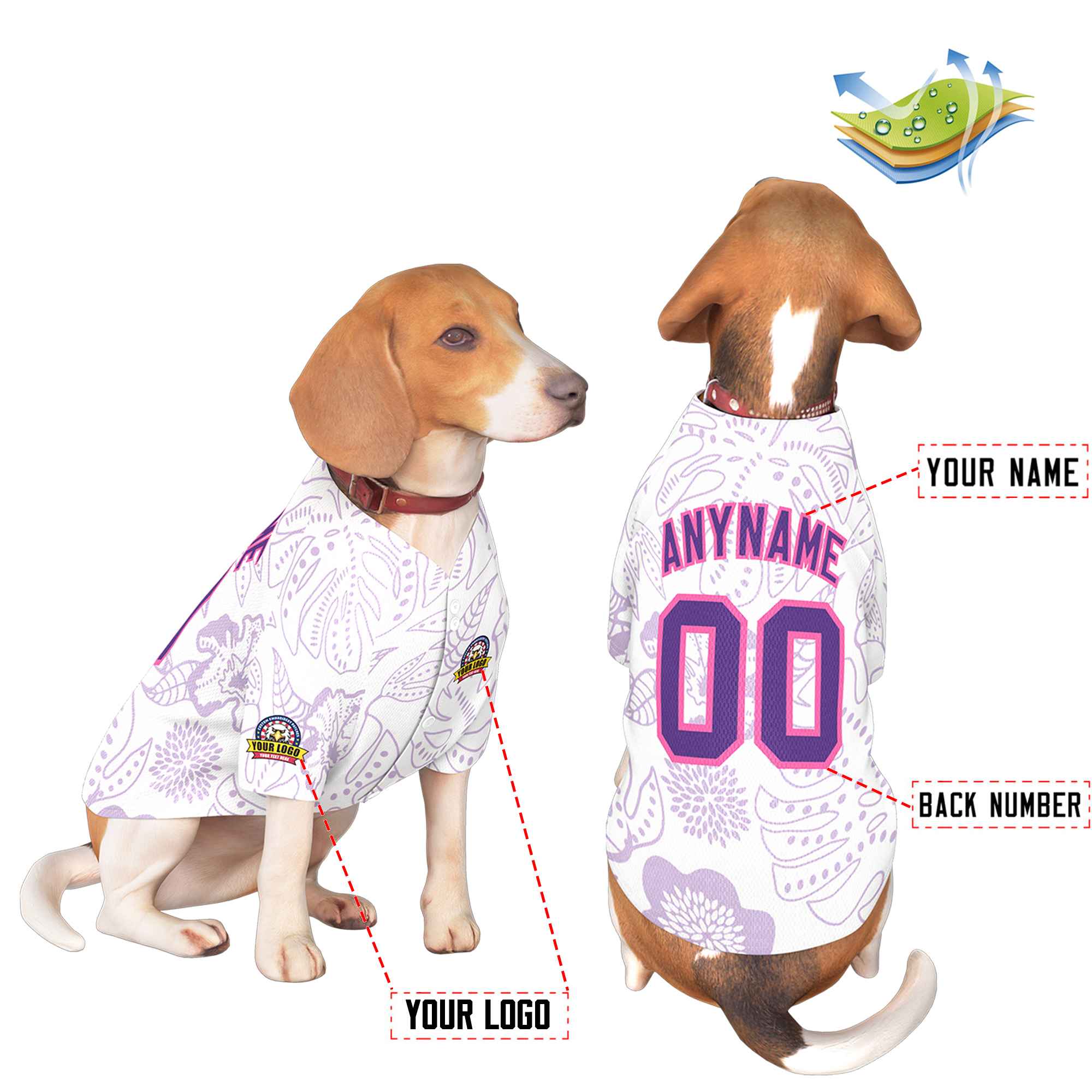 Custom Black Kelly Green Classic Style Dog Jersey |KXKSHOP