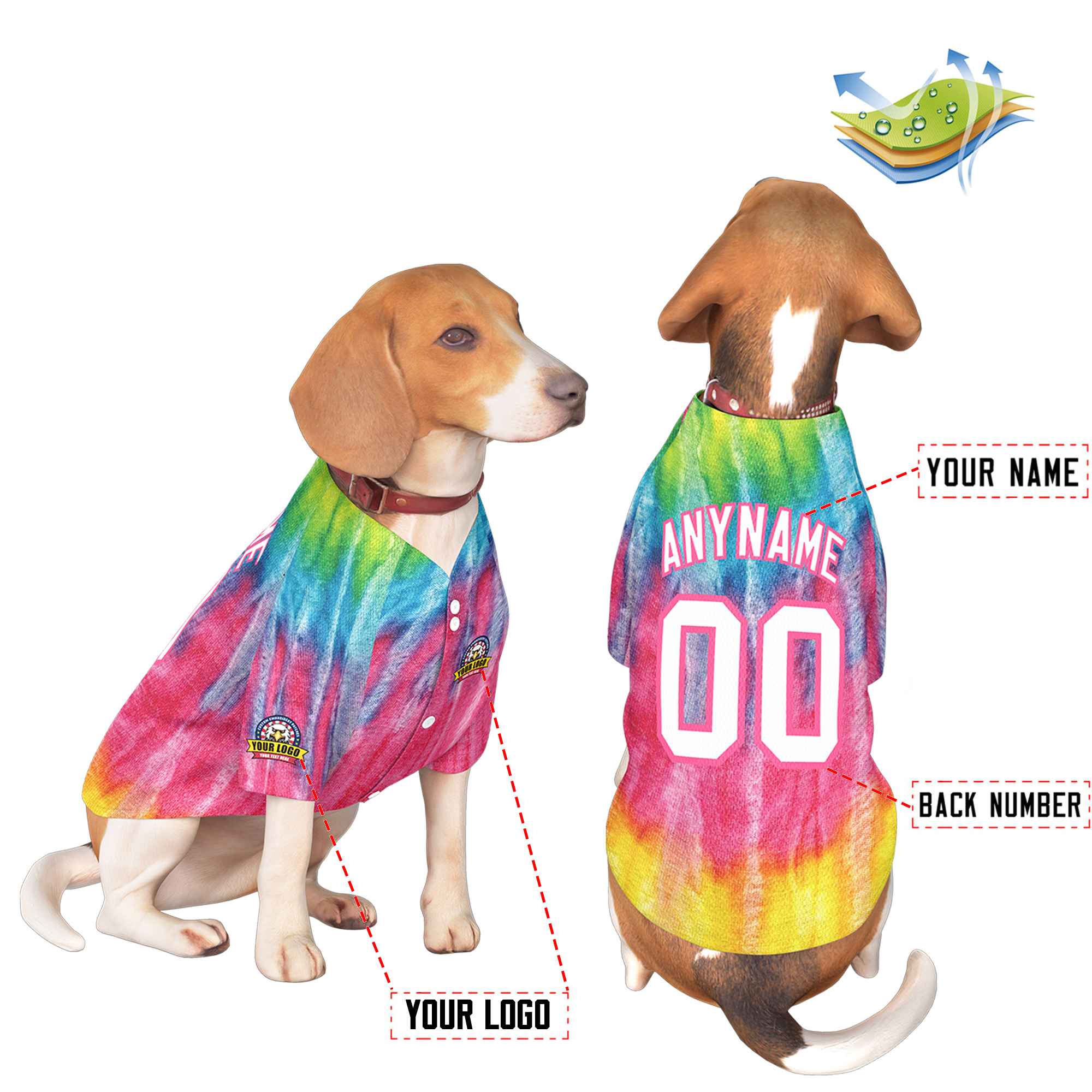Custom Black Kelly Green Classic Style Dog Jersey |KXKSHOP