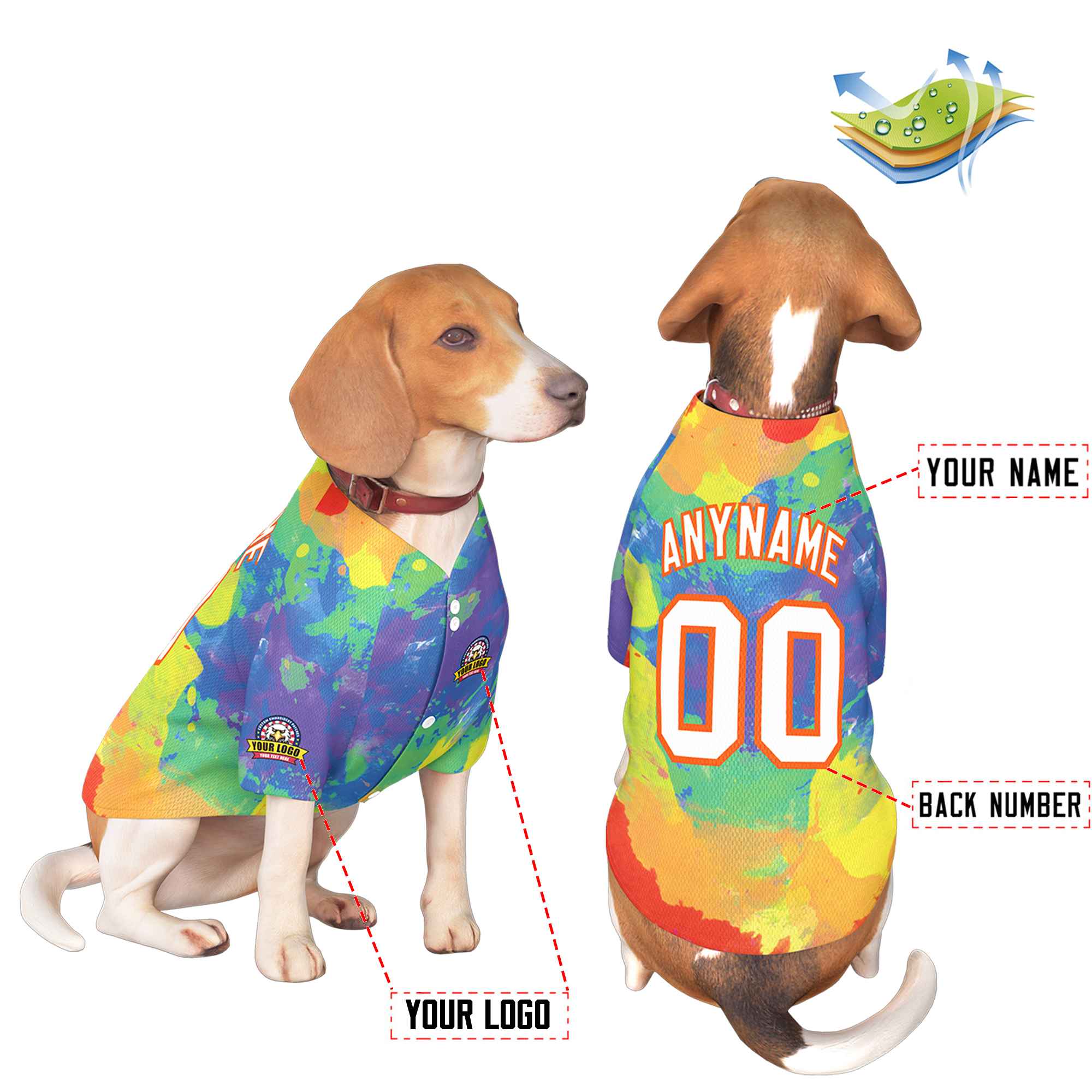 Custom Black Kelly Green Classic Style Dog Jersey |KXKSHOP