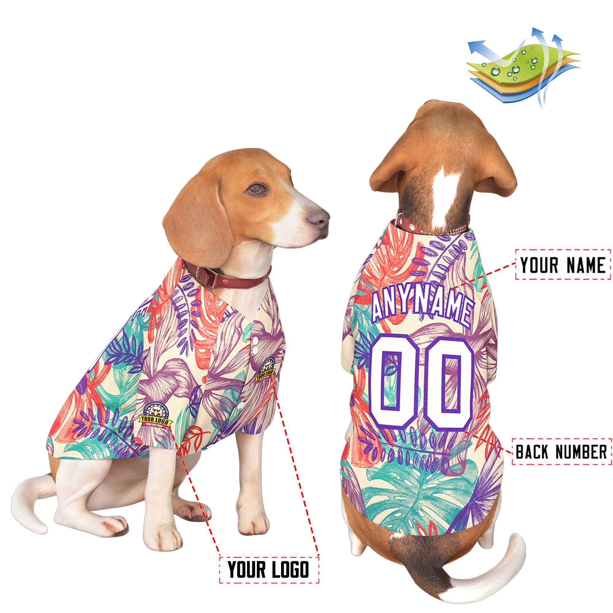Custom Black Kelly Green Classic Style Dog Jersey |KXKSHOP