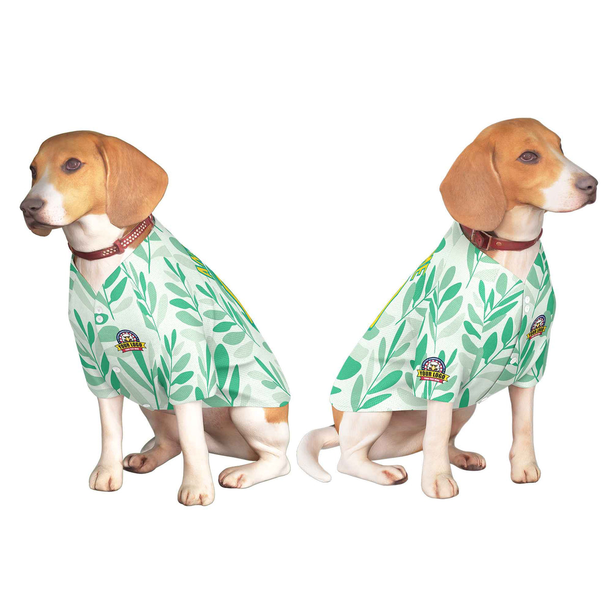 Custom Black Kelly Green Classic Style Dog Jersey |KXKSHOP