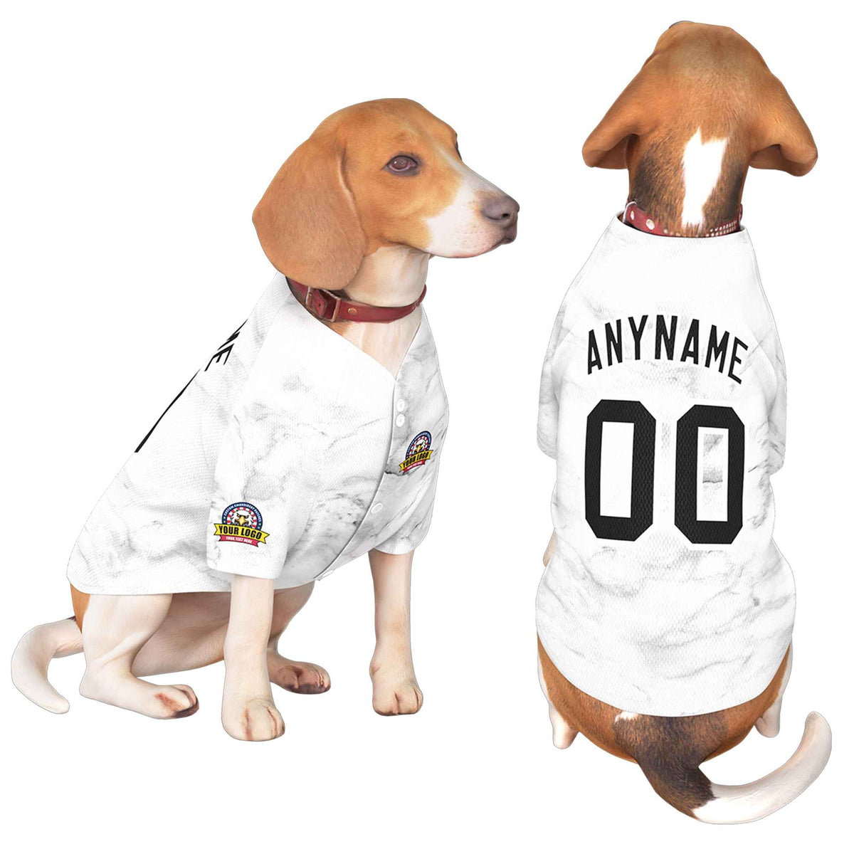Custom Black White Graffiti Pattern Dog Jersey |KXKSHOP