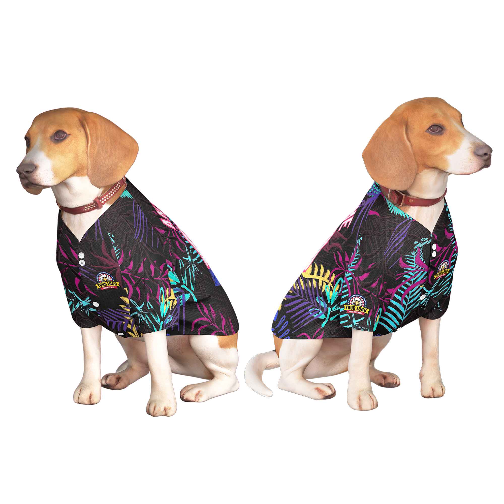 Custom Black Kelly Green Classic Style Dog Jersey |KXKSHOP