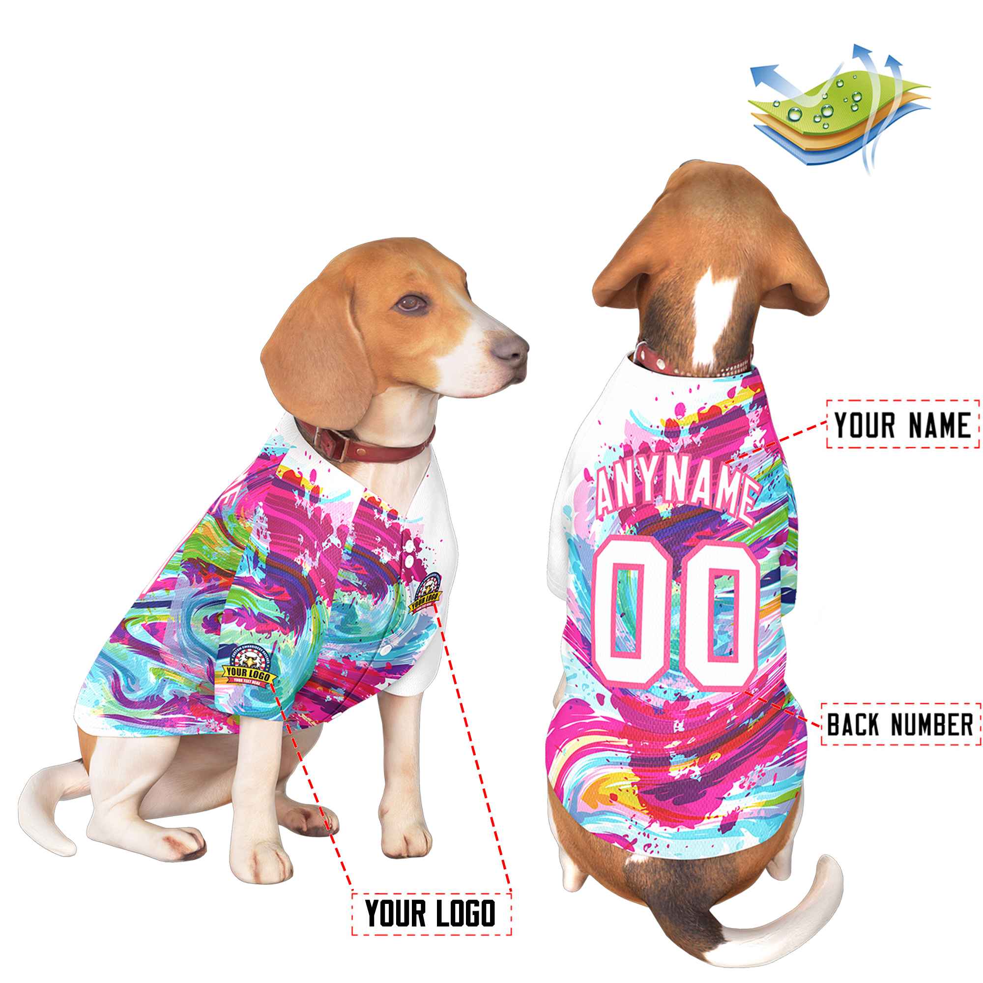 Custom Black Kelly Green Classic Style Dog Jersey |KXKSHOP