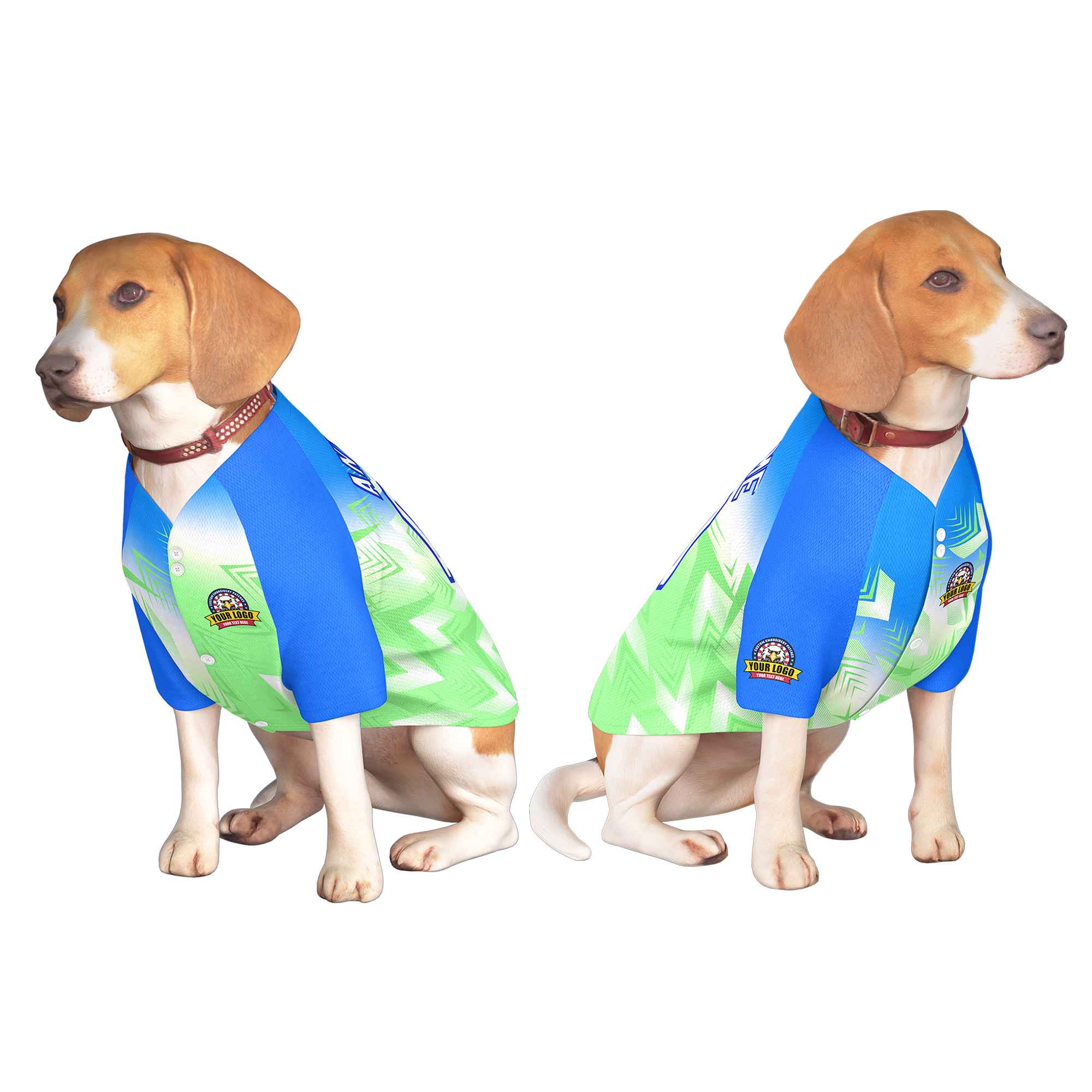 Custom Black Kelly Green Classic Style Dog Jersey |KXKSHOP