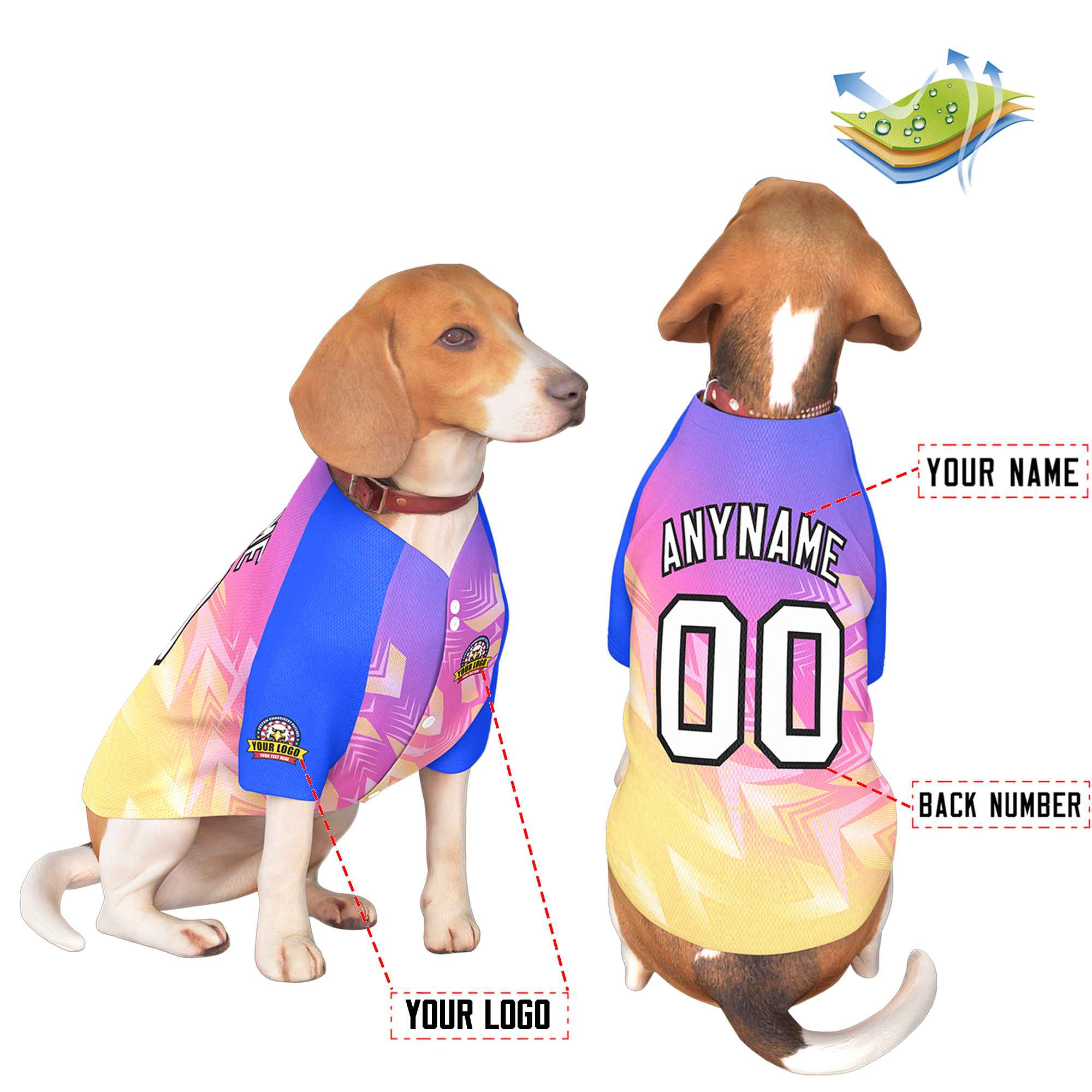 Custom Black Kelly Green Classic Style Dog Jersey |KXKSHOP