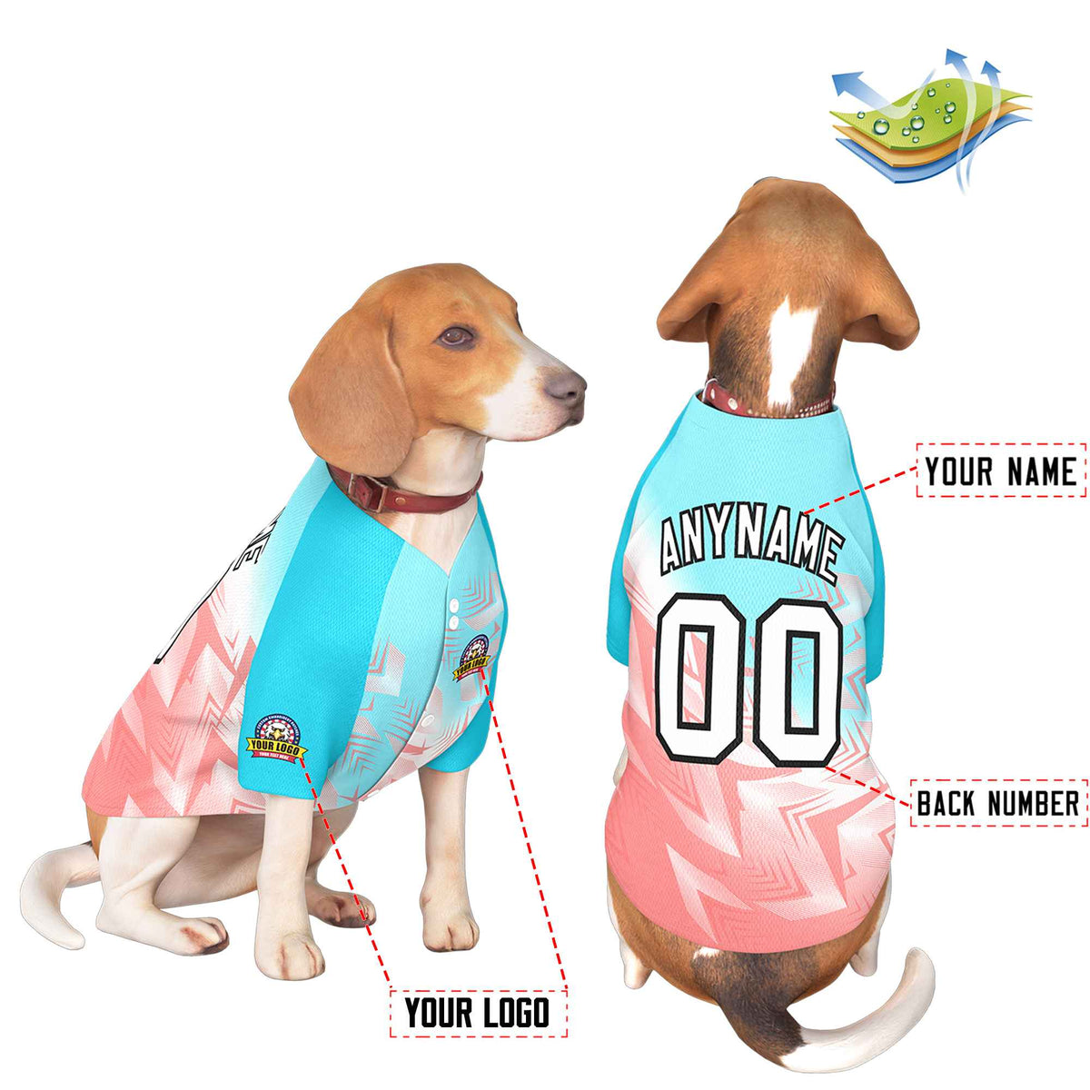 Custom Black Kelly Green Classic Style Dog Jersey |KXKSHOP