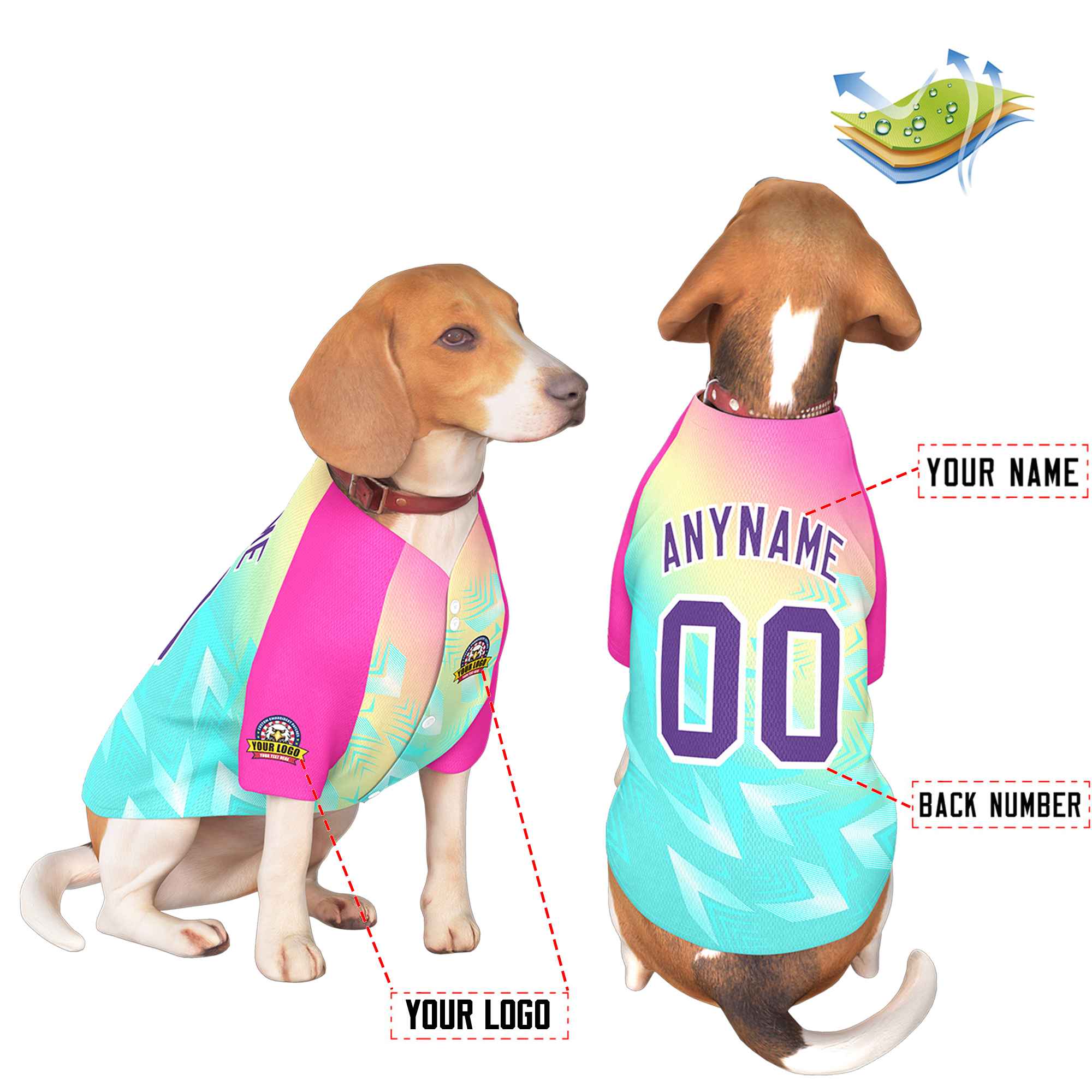 Custom Black Kelly Green Classic Style Dog Jersey |KXKSHOP
