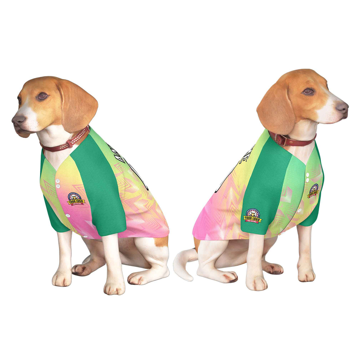 Custom Black Kelly Green Classic Style Dog Jersey |KXKSHOP