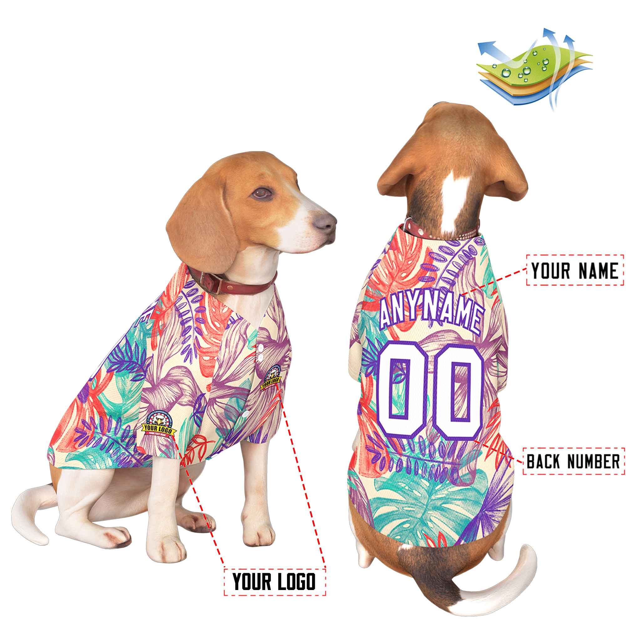 Custom Black Kelly Green Classic Style Dog Jersey |KXKSHOP