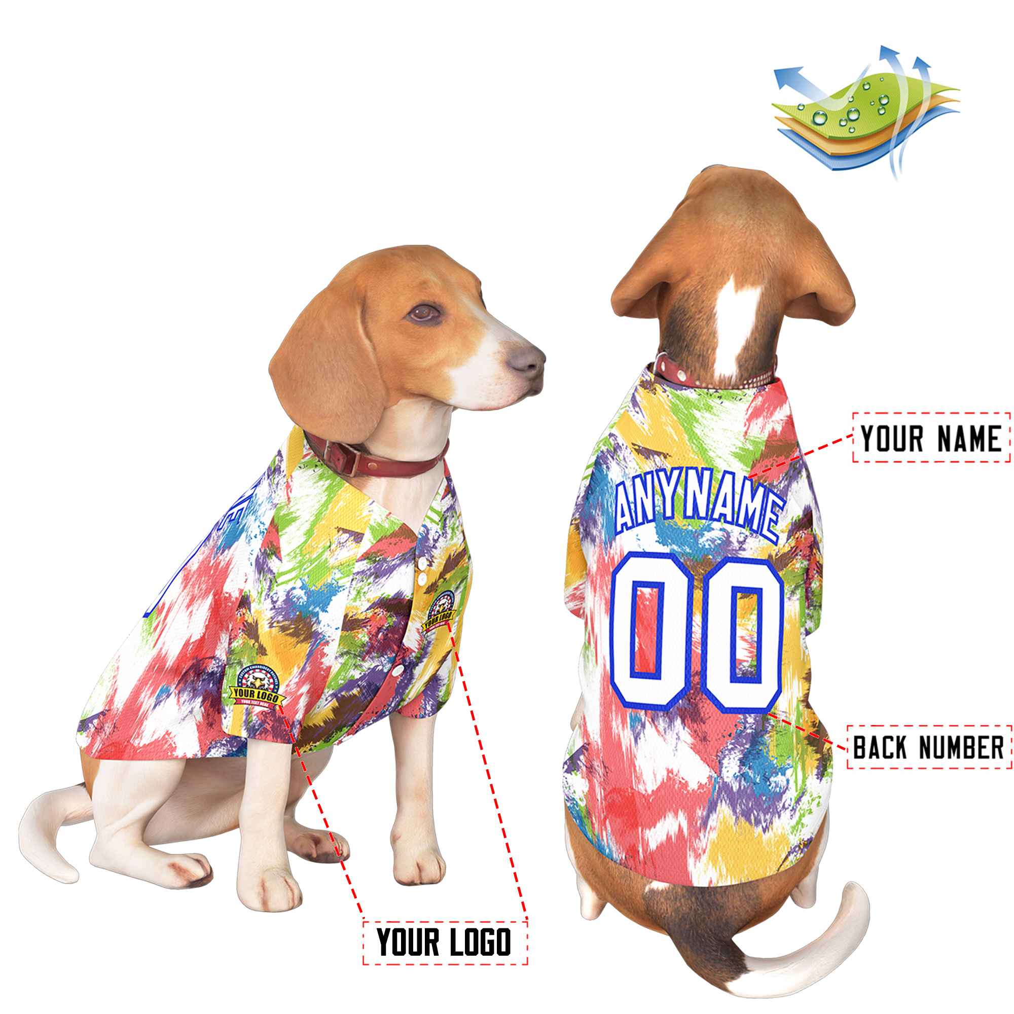 Custom Black Kelly Green Classic Style Dog Jersey |KXKSHOP