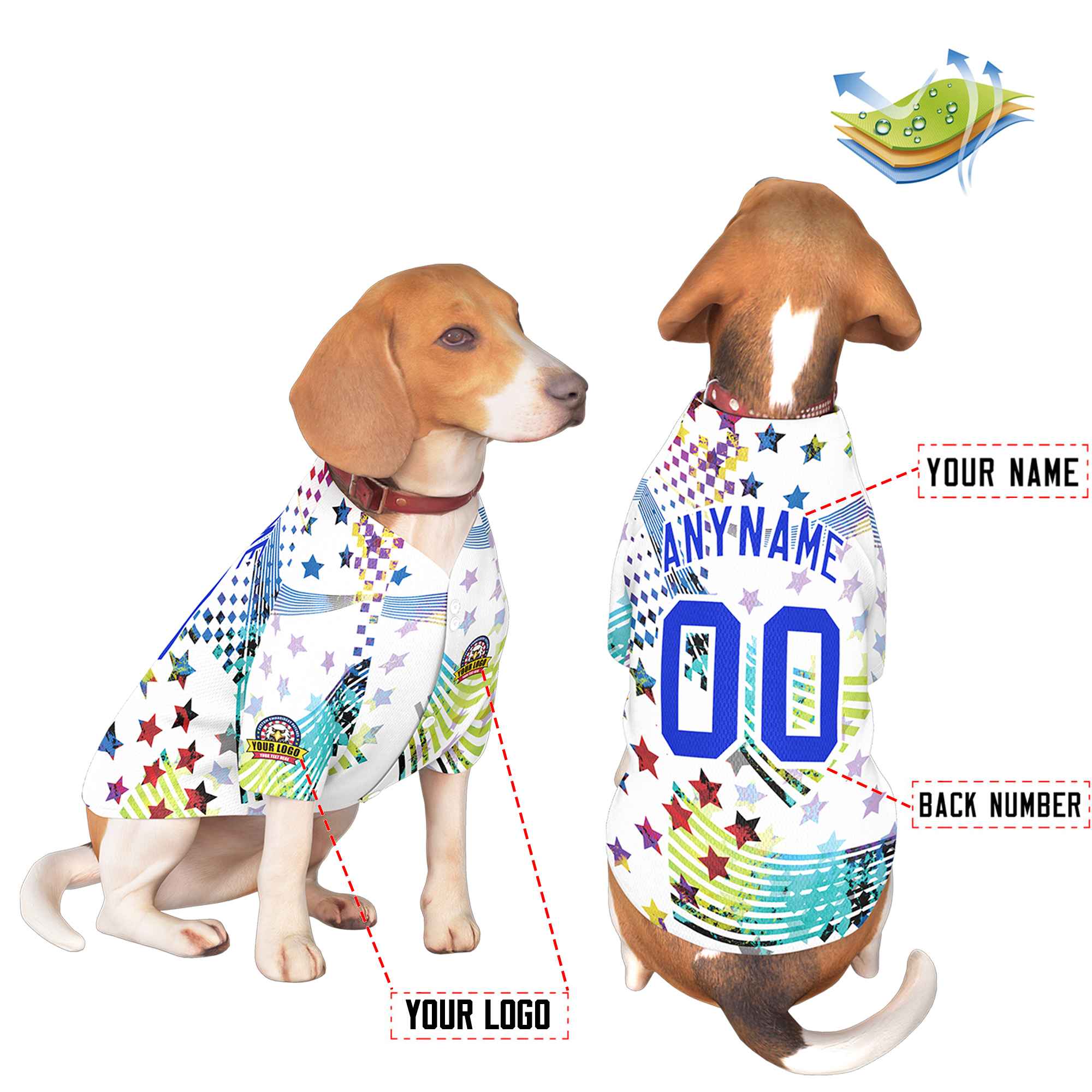 Custom Black Kelly Green Classic Style Dog Jersey |KXKSHOP
