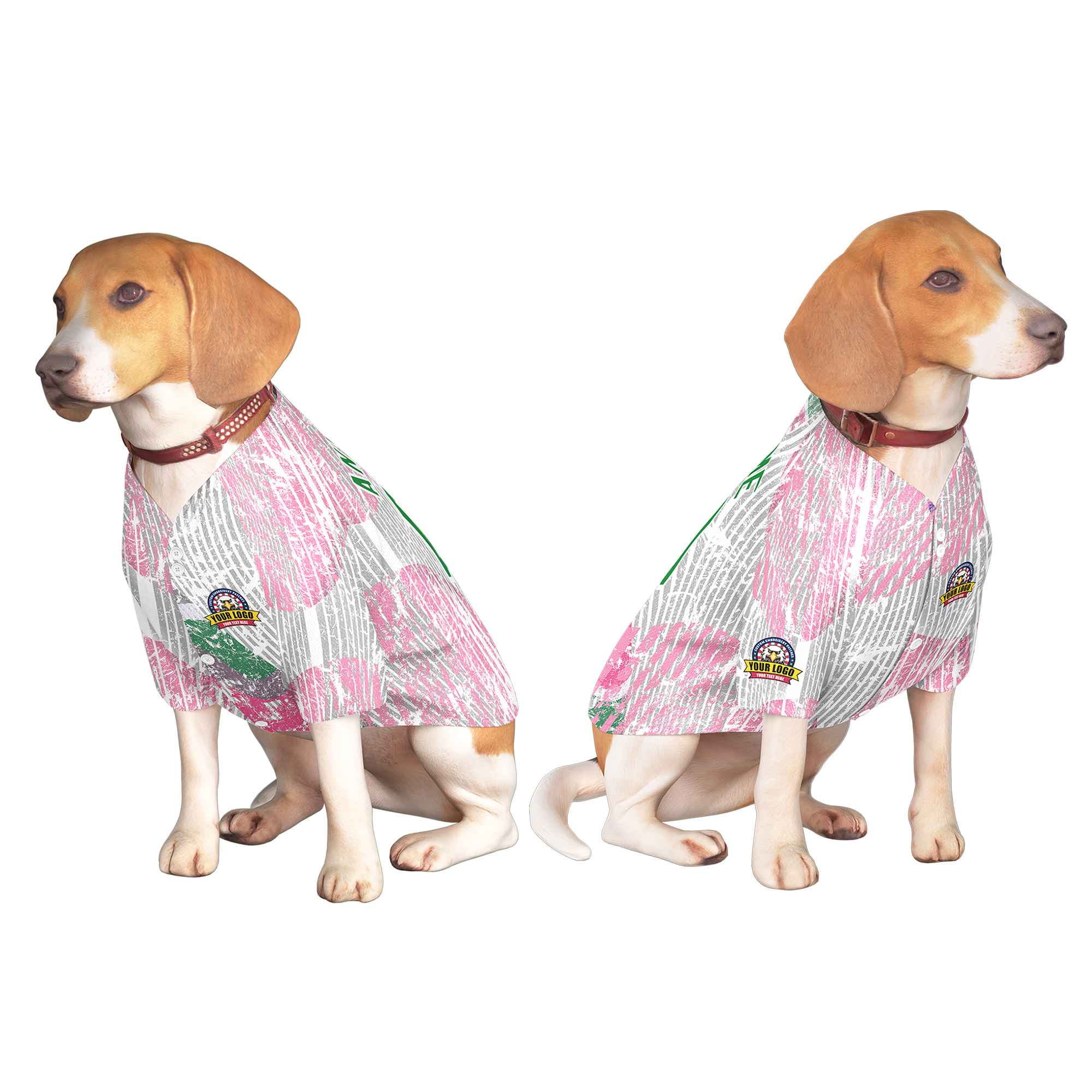 Custom Black Kelly Green Classic Style Dog Jersey |KXKSHOP