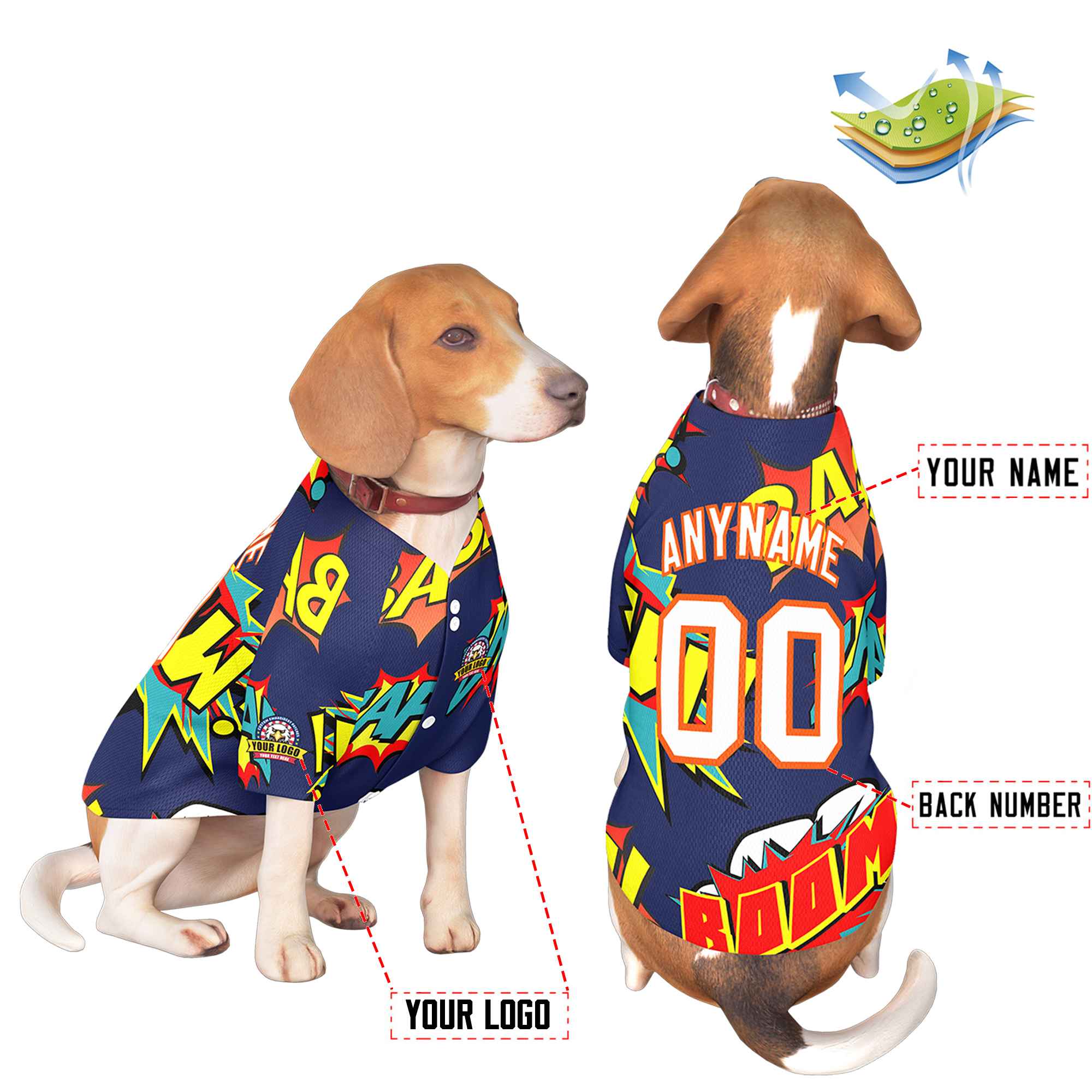 Custom Black Kelly Green Classic Style Dog Jersey |KXKSHOP
