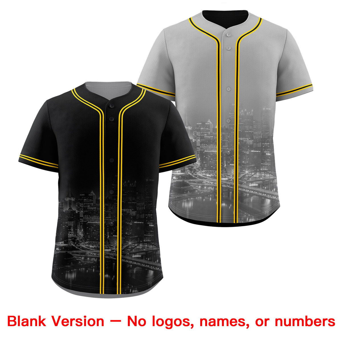 Custom Black Gold Grey Reversible City Edition Graffiti Pattern Breathable Baseball Jersey| KXKSHOP