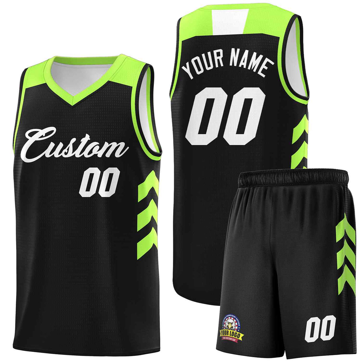 Custom Black White Classic Kits Sports Uniform Basketball Jersey