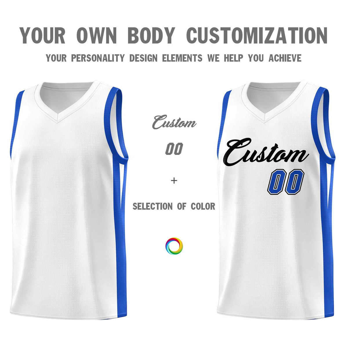 Custom Black White Classic Kits Sports Uniform Basketball Jersey | KXKSHOP