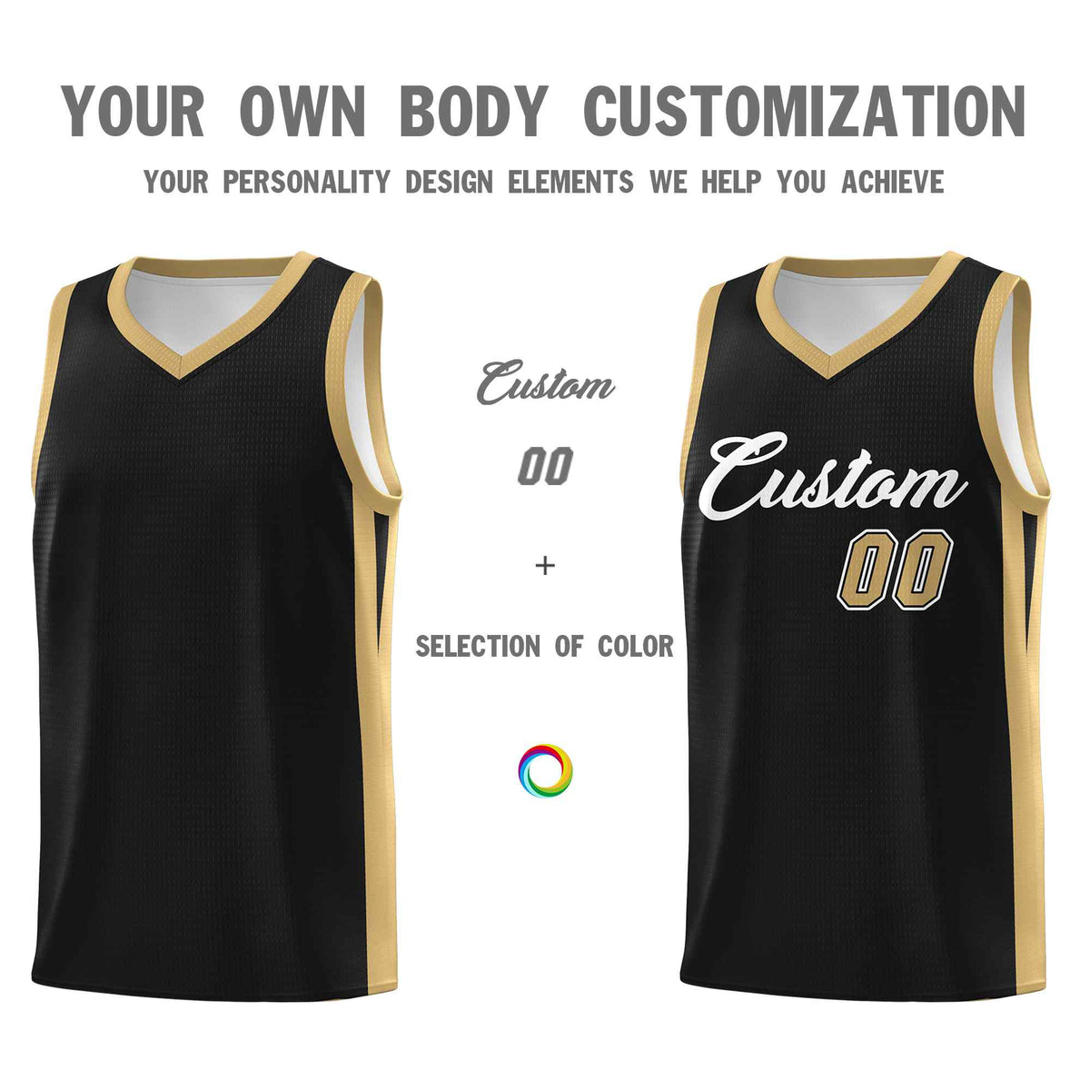 Custom Black White Classic Kits Sports Uniform Basketball Jersey | KXKSHOP