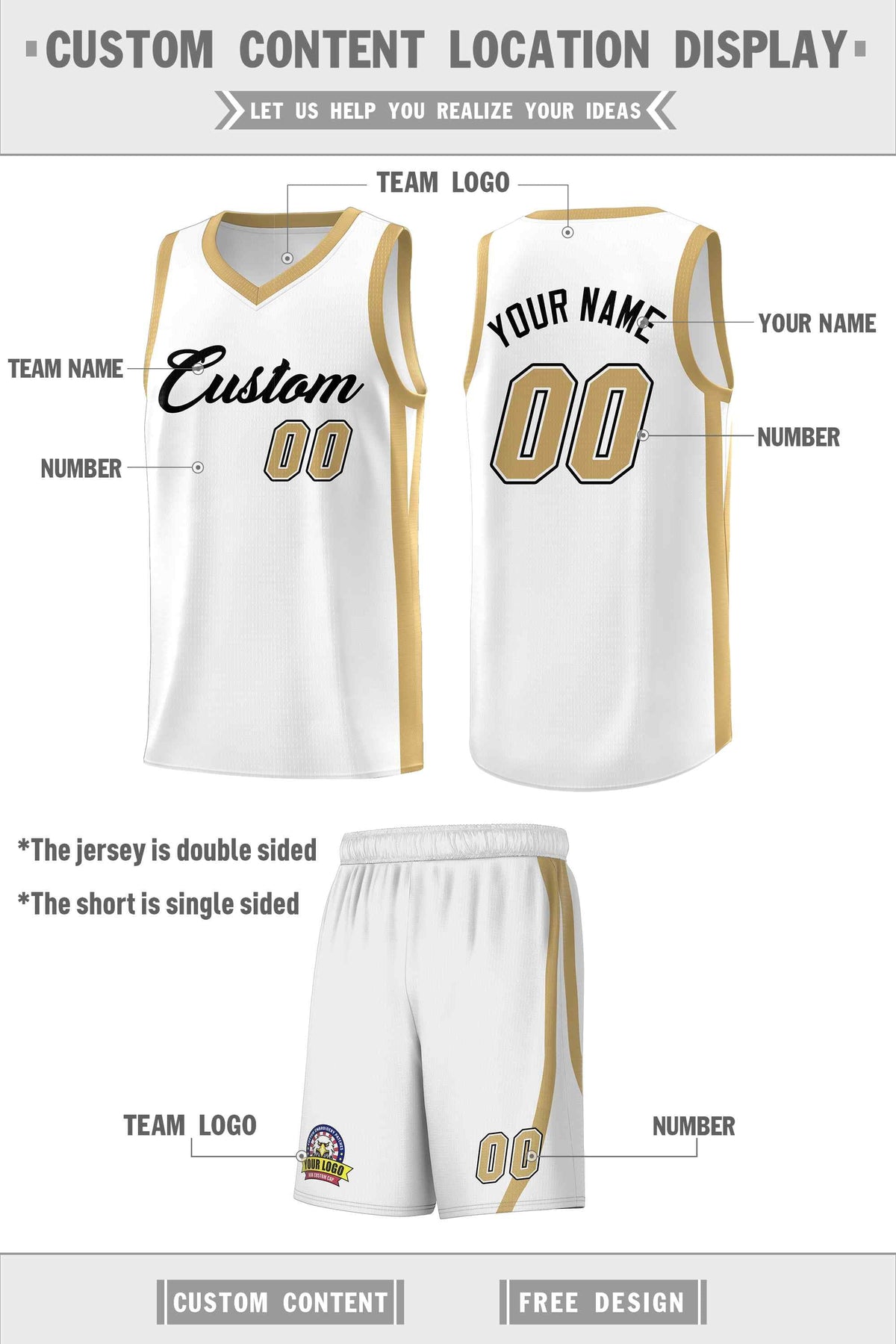 Custom Black White Classic Kits Sports Uniform Basketball Jersey | KXKSHOP