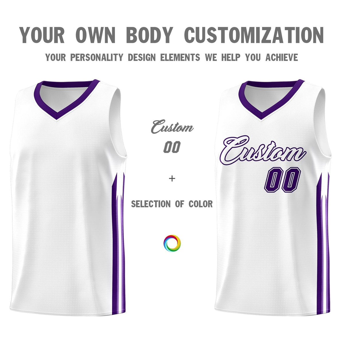Custom Navy White Classic Tops Fashion Sportwear Basketball Jersey | KXKSHOP
