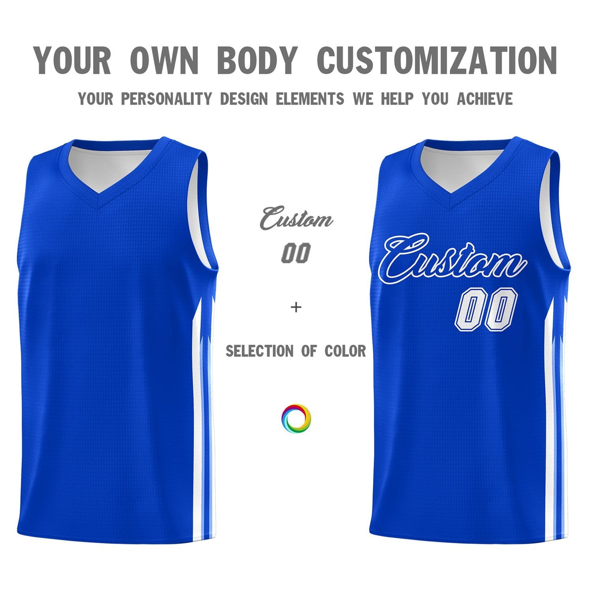 Custom Navy White Classic Tops Fashion Sportwear Basketball Jersey | KXKSHOP