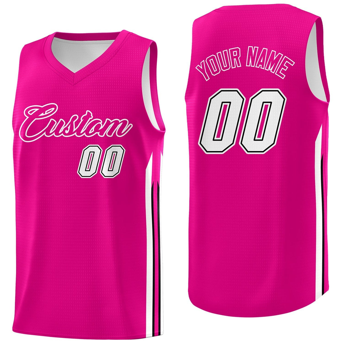 Custom Basketball Jersey Pink Classic Tops Men/Boy Athletic Basketball Jersey | KXKSHOP