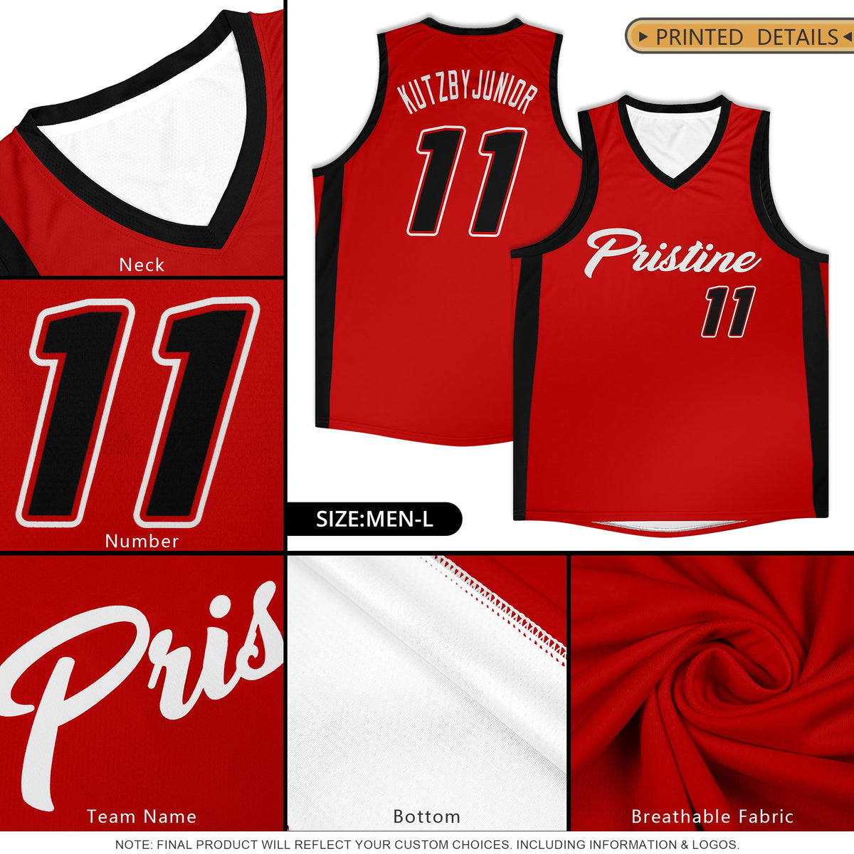 Custom Black White Classic Tops Basketball Jersey