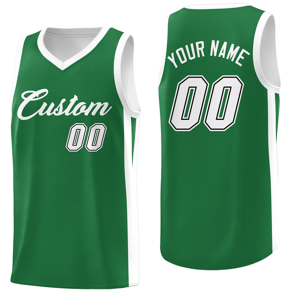 Custom White White Classic Tops Mesh Sport Basketball Jersey