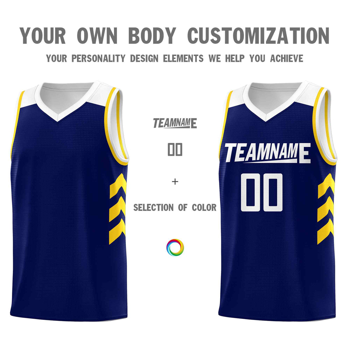 Custom Navy White Classic Kits Sports Uniform Basketball Jersey