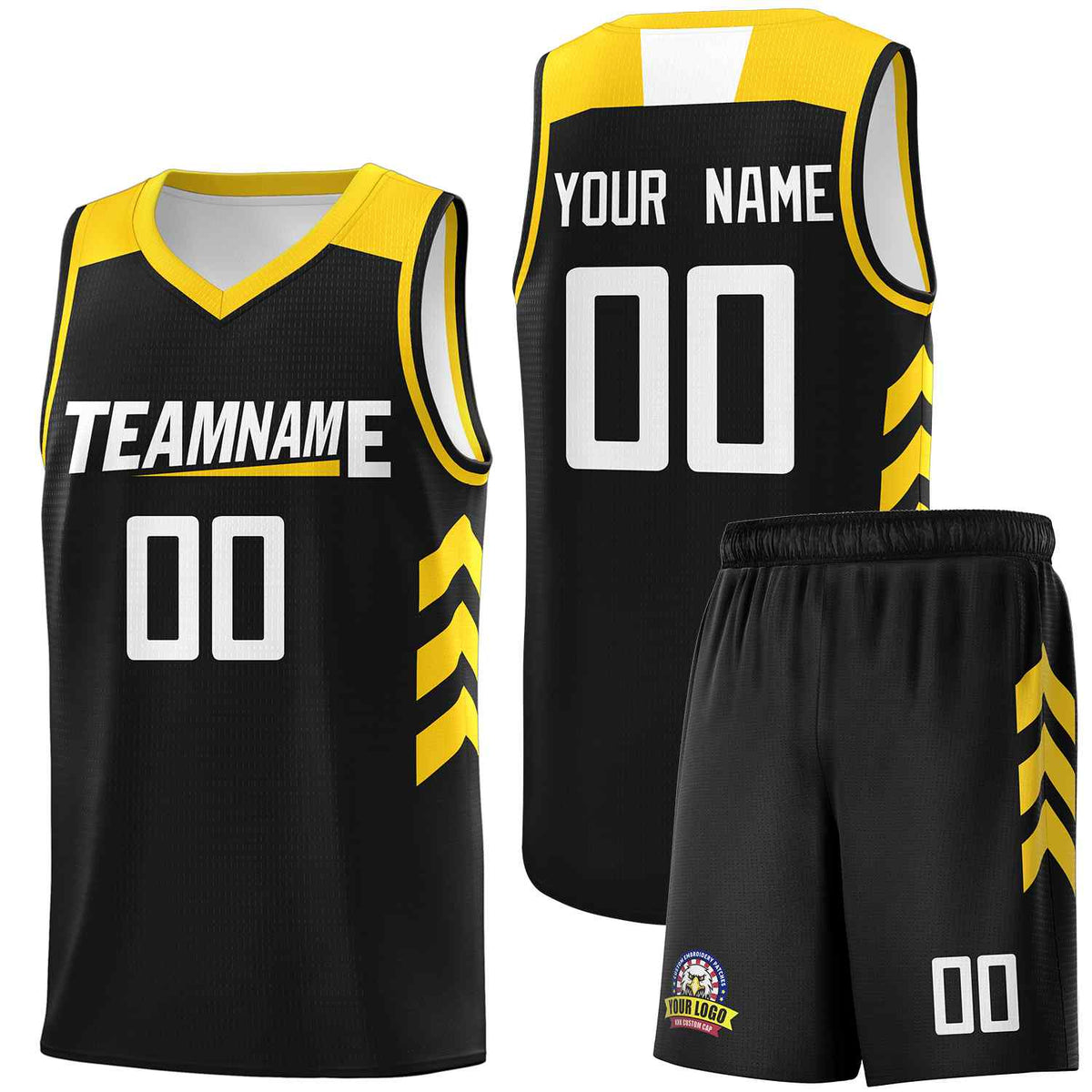 Custom Black White Classic Kits Sports Uniform Basketball Jersey