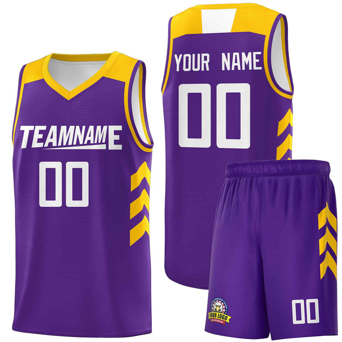 Custom Purple White Classic Kits Sports Uniform Basketball Jersey