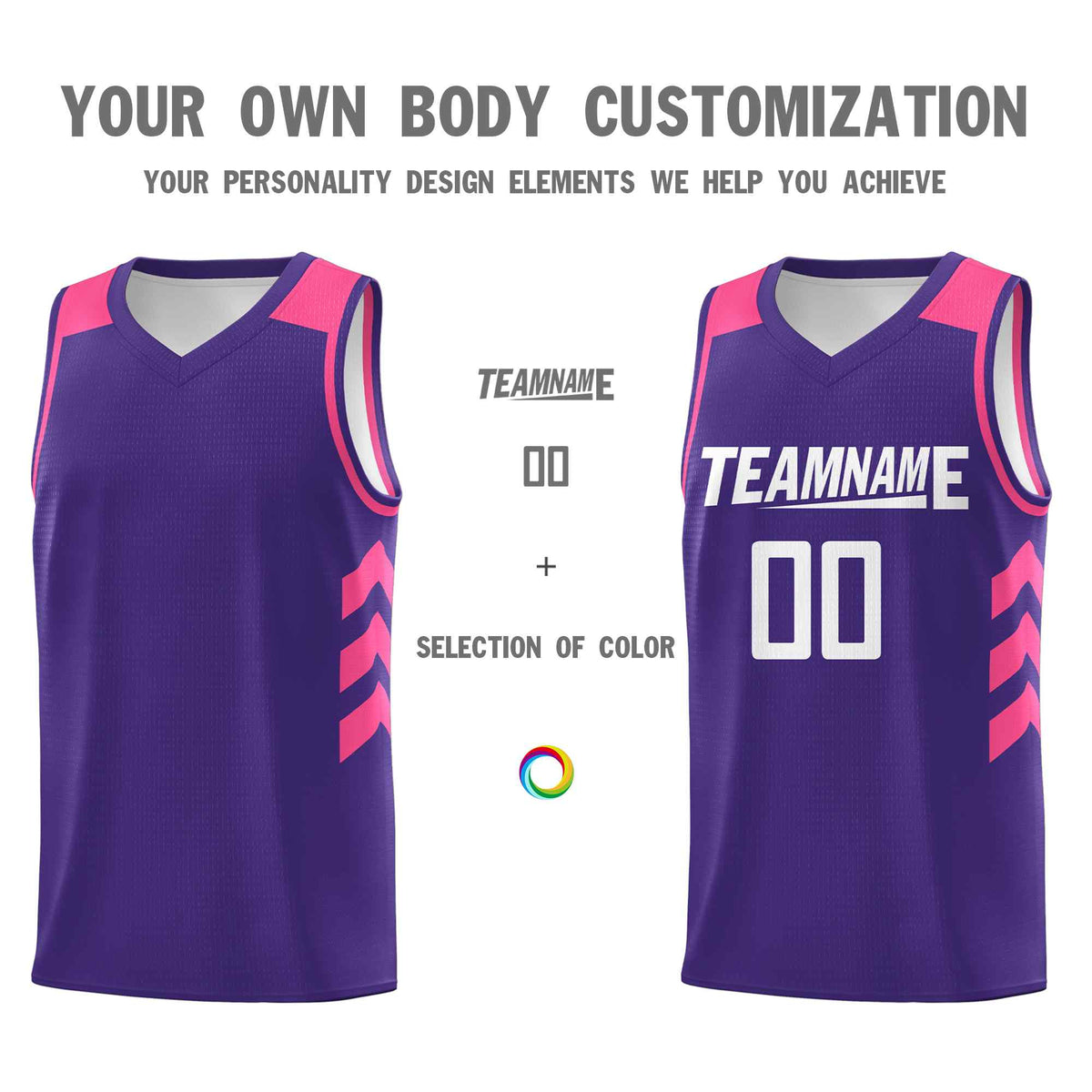 Custom Purple White Classic Kits Sports Uniform Basketball Jersey