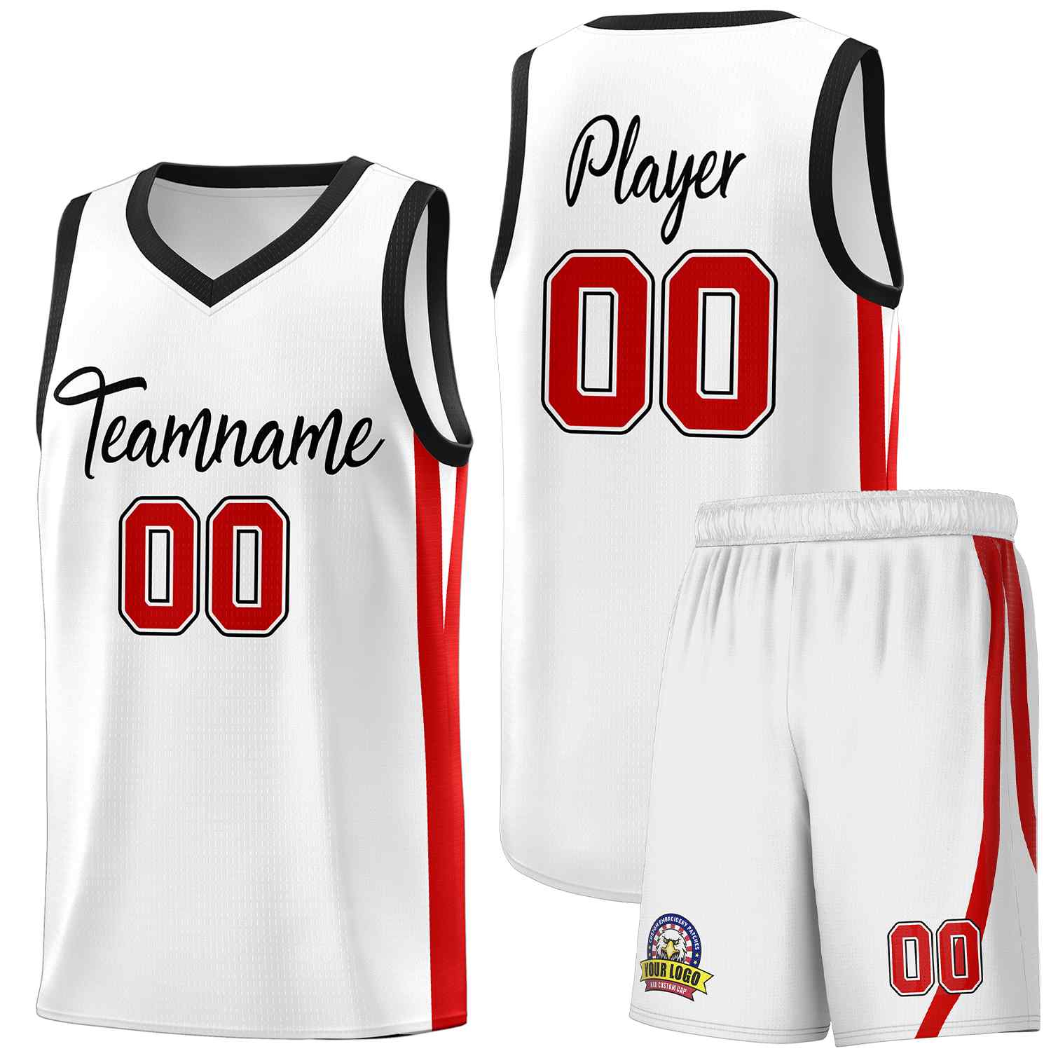 Custom Black White Classic Kits Sports Uniform Basketball Jersey | KXKSHOP