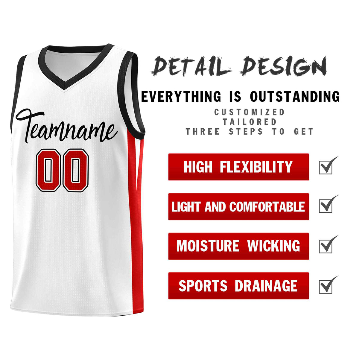 Custom Black White Classic Kits Sports Uniform Basketball Jersey | KXKSHOP