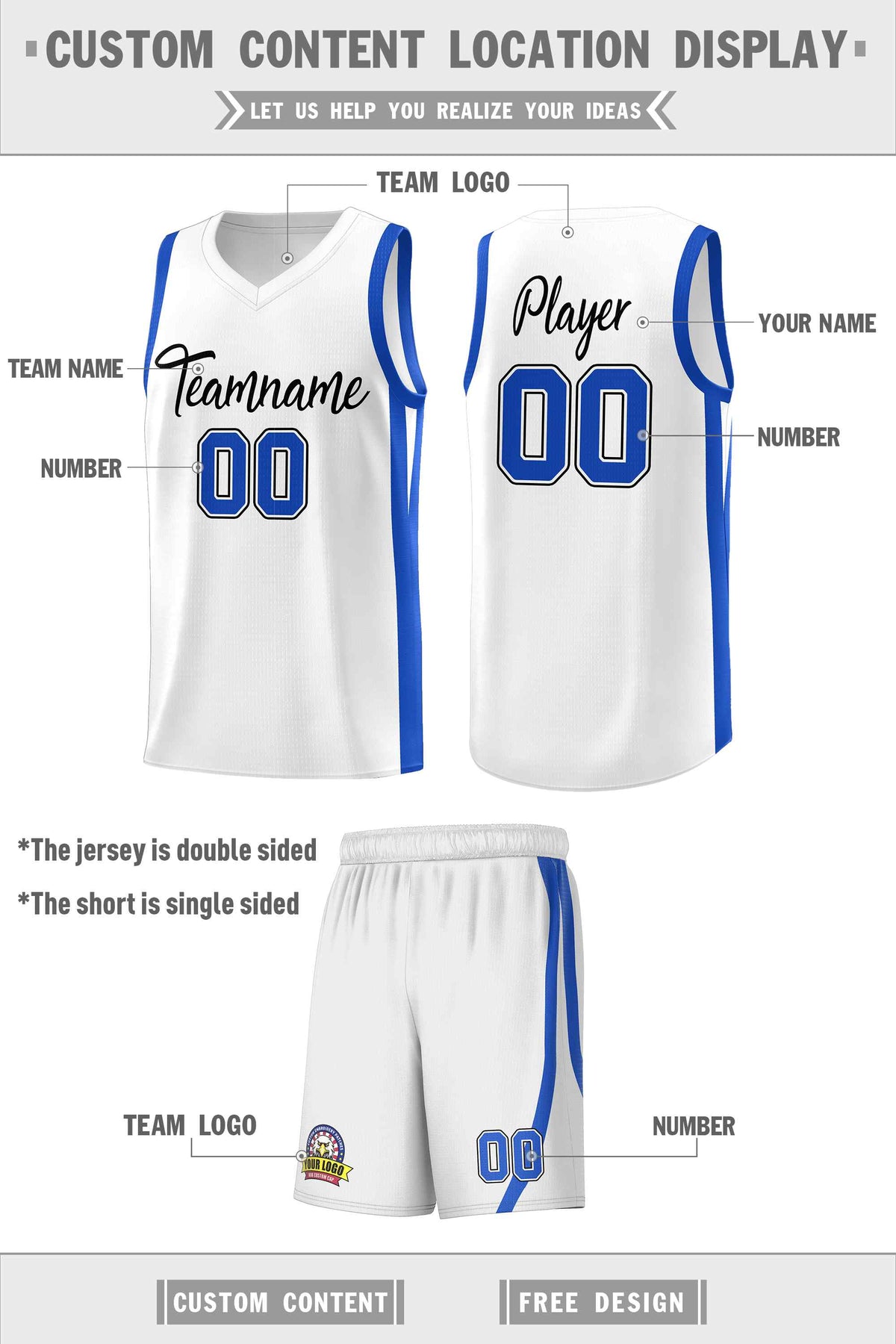 Custom Black White Classic Kits Sports Uniform Basketball Jersey | KXKSHOP