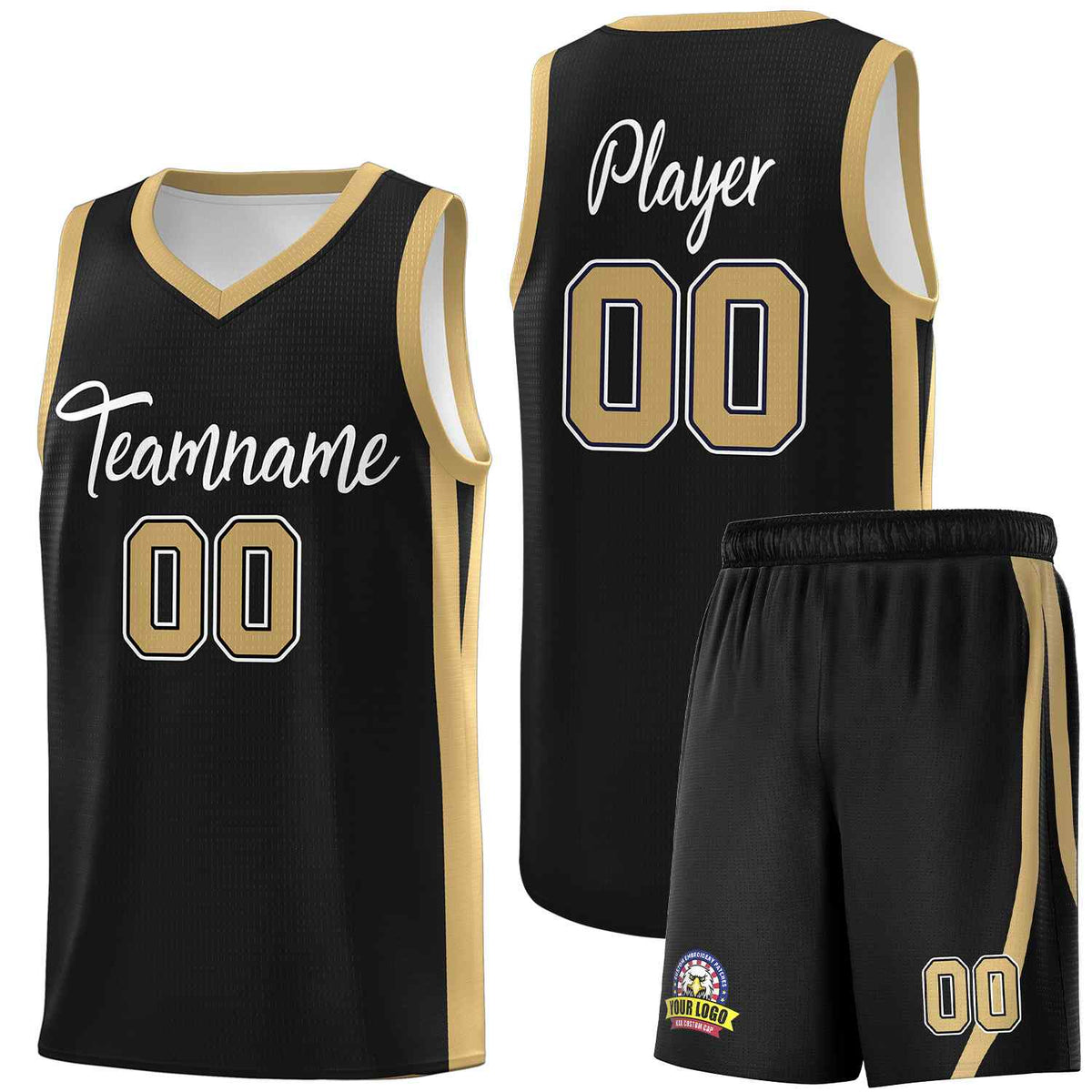 Custom Black White Classic Kits Sports Uniform Basketball Jersey | KXKSHOP