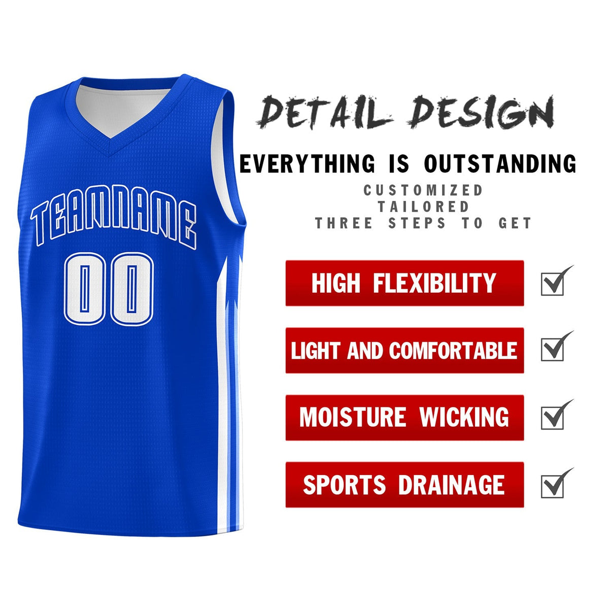 Custom Navy White Classic Tops Fashion Sportwear Basketball Jersey | KXKSHOP